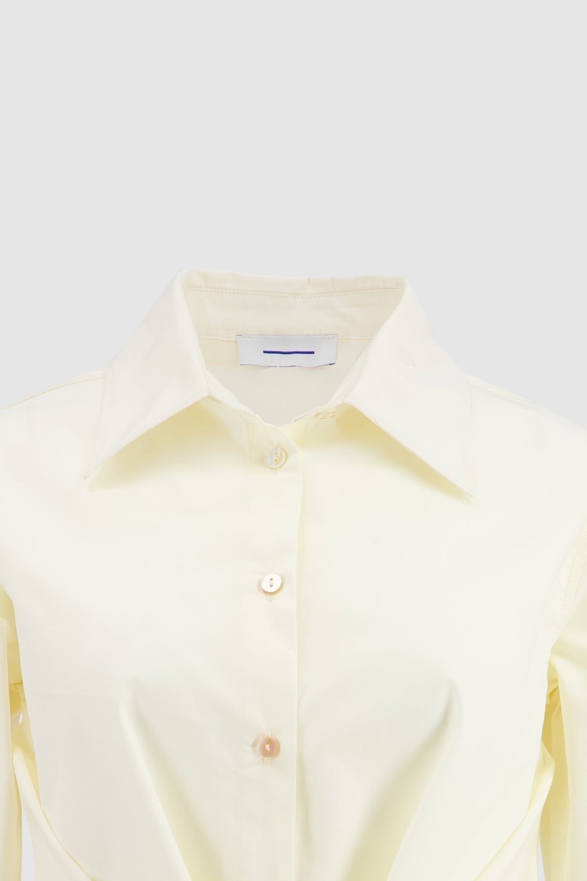 Cinched Waist Shirt -Off White