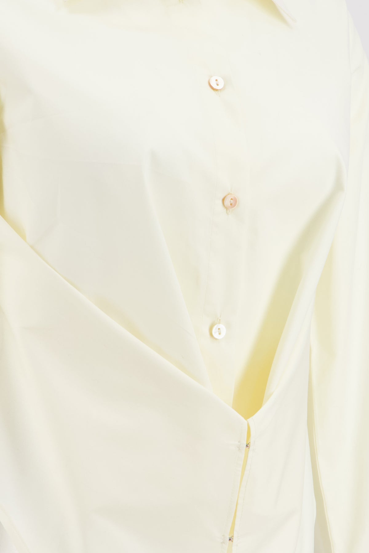 Cinched Waist Shirt -Off White