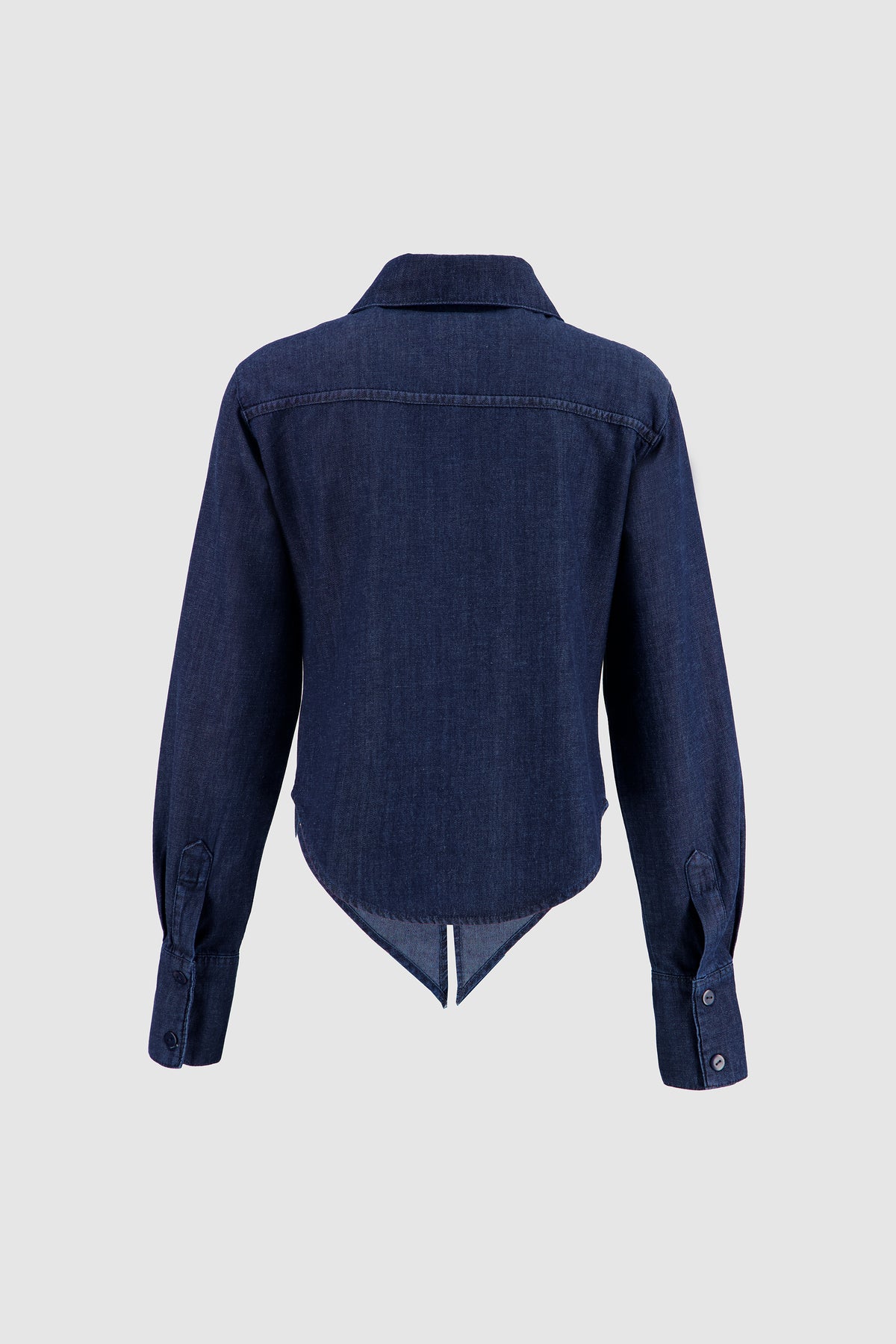 Cinched Waist Shirt -Cali Blue