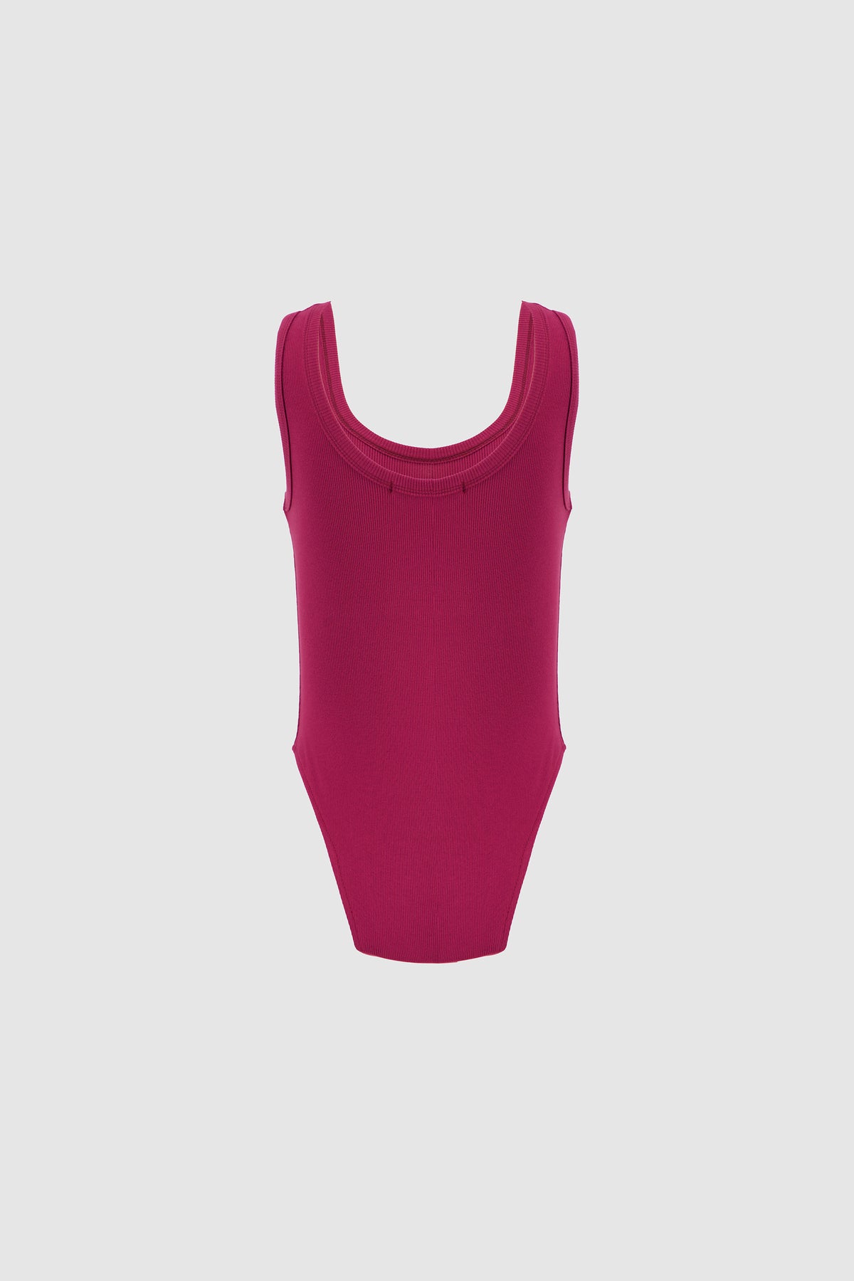 Ribbed Bodysuit -Burgundy