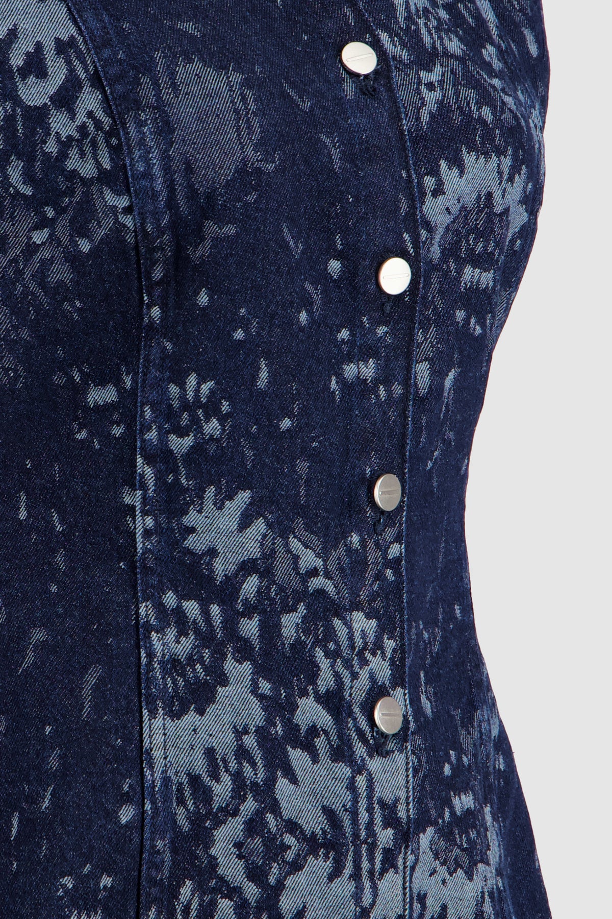 Jacquard Vest -Midnight Blue
