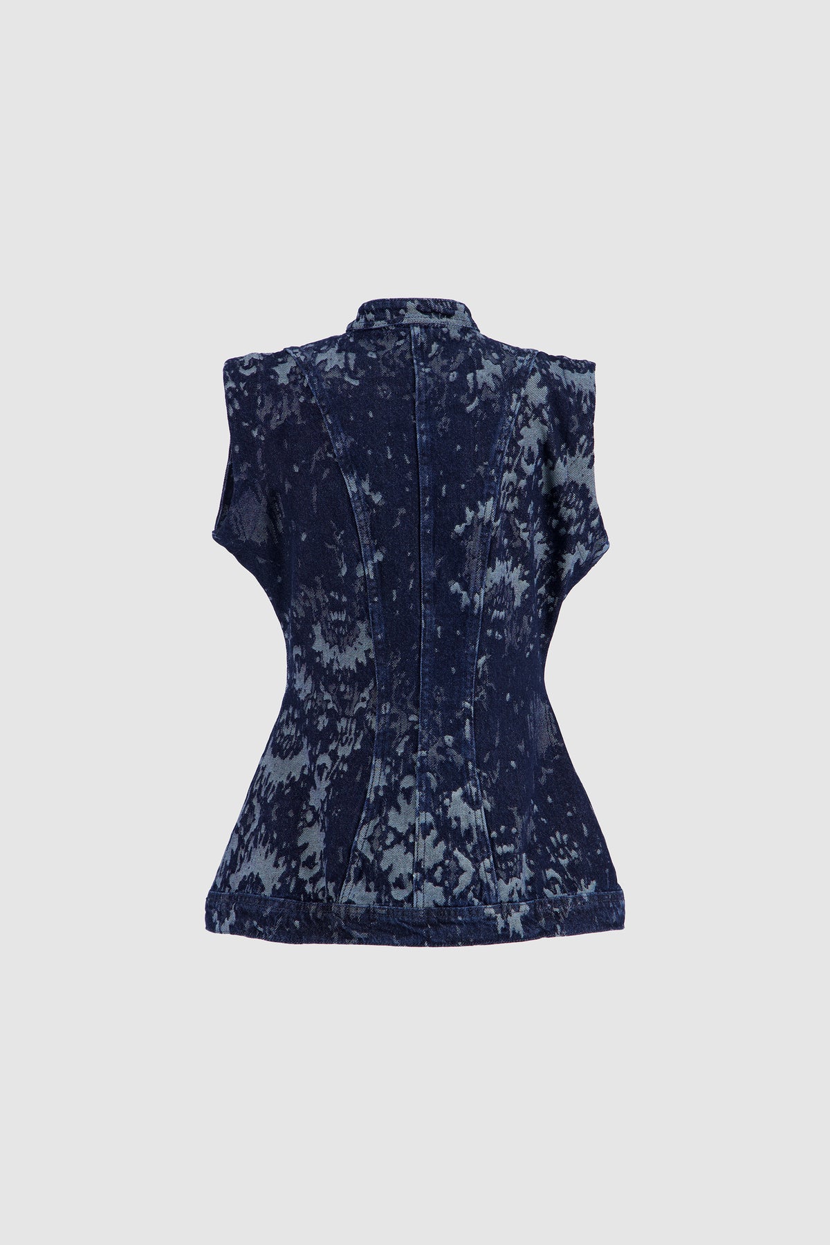 Jacquard Vest -Midnight Blue