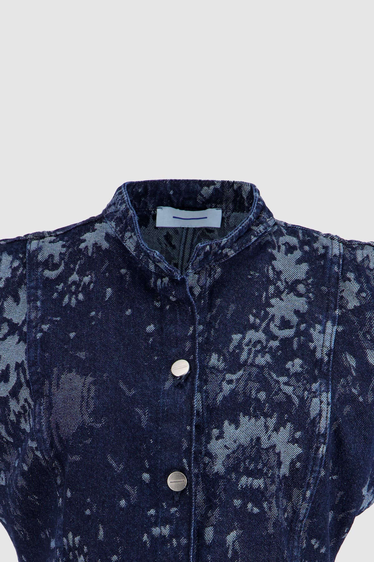 Jacquard Vest -Midnight Blue