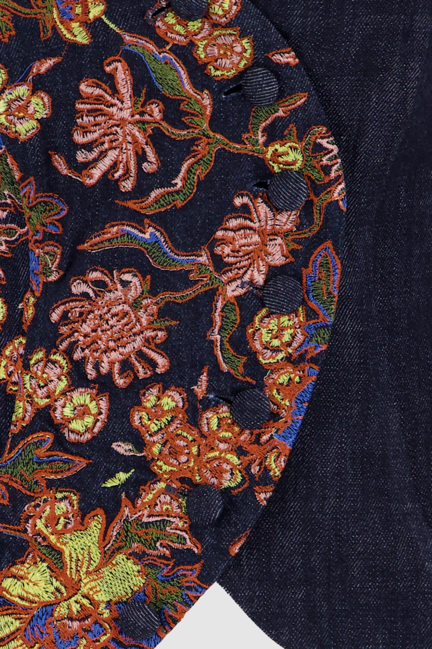 Garden Bustier Top -Midnight Blue