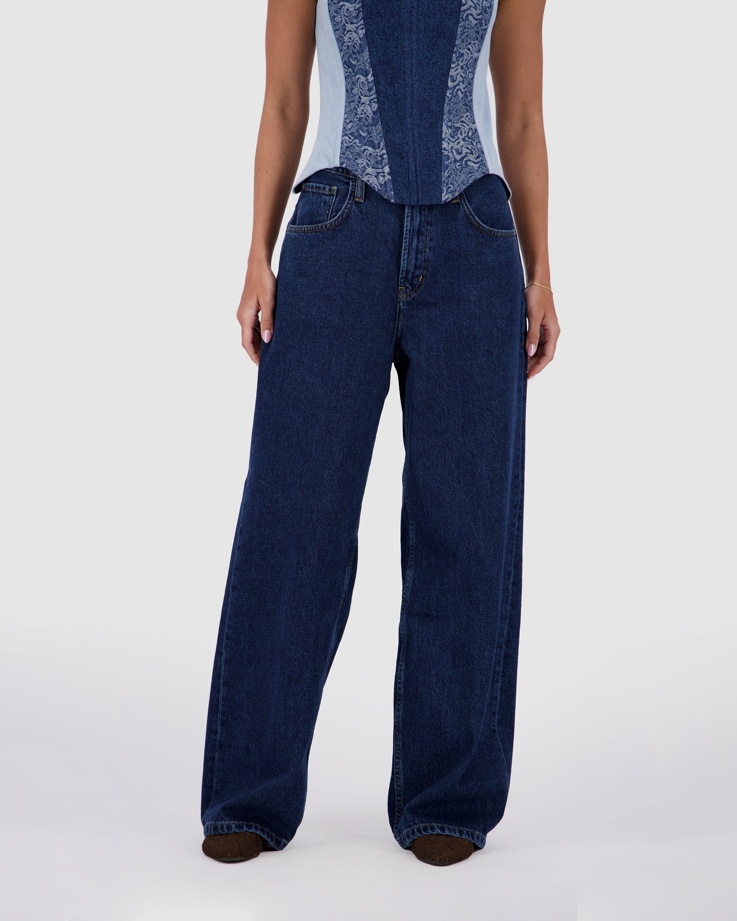 Baggy Jeans -Medium Blue
