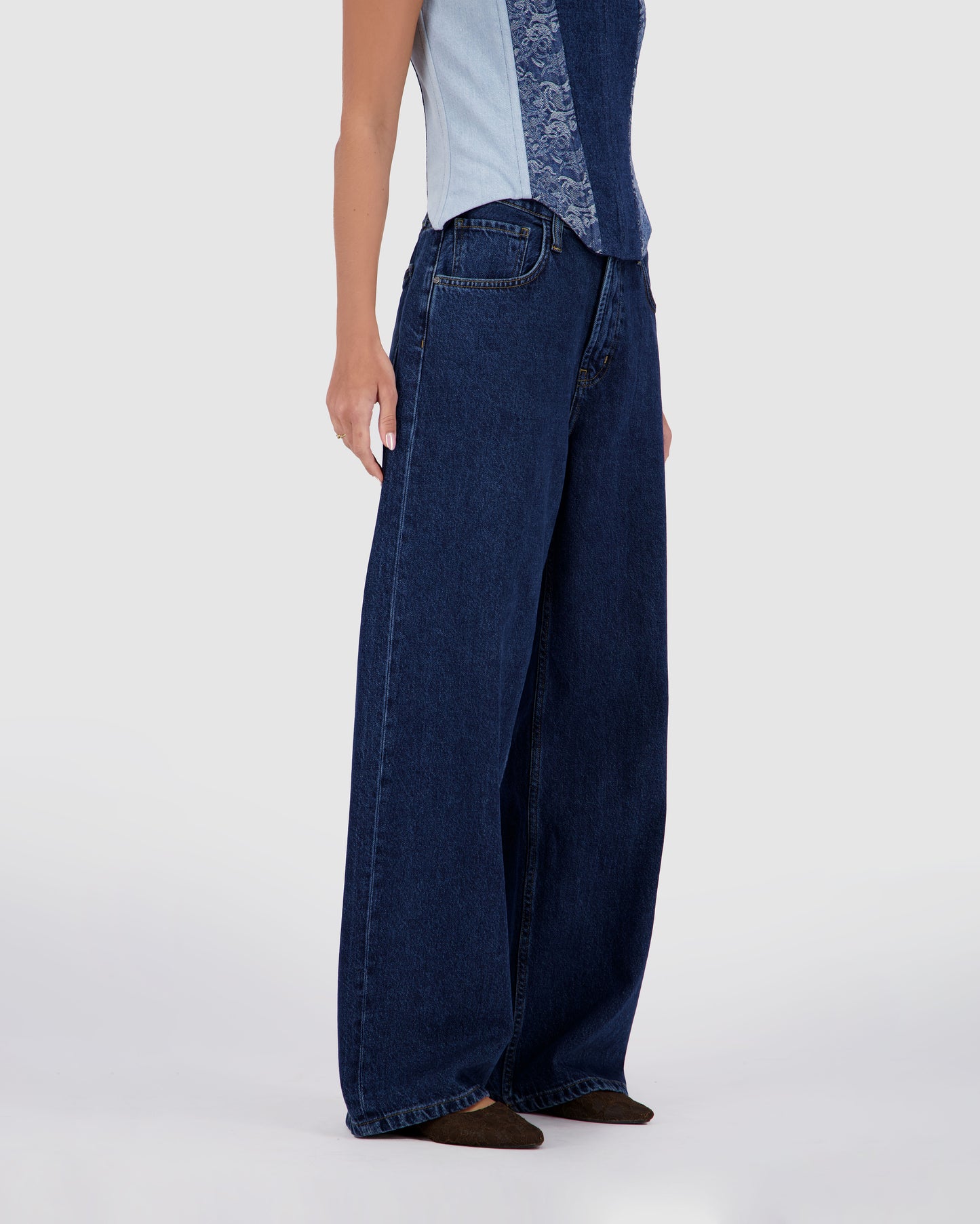 Baggy Jeans -Medium Blue