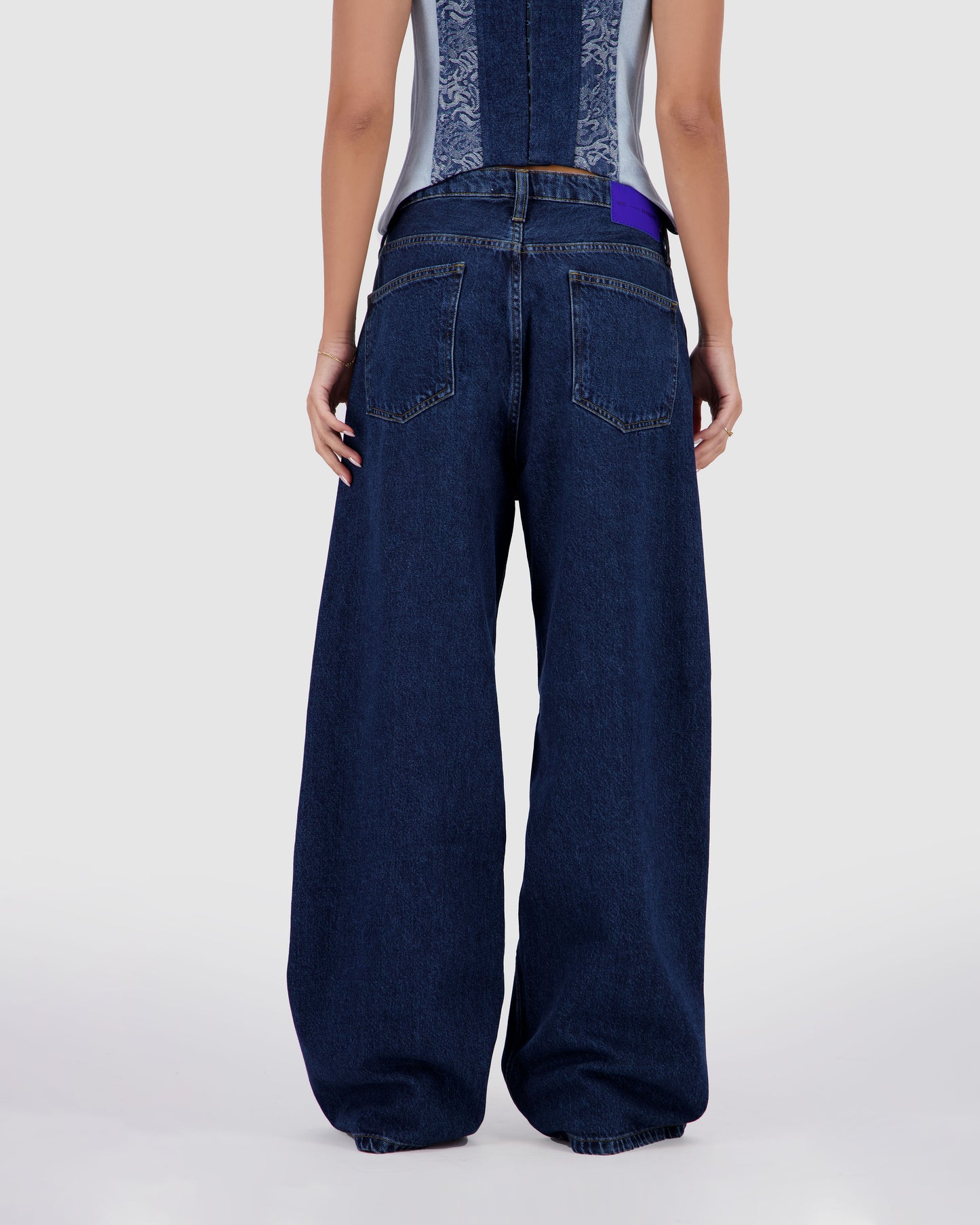 Baggy Jeans -Medium Blue