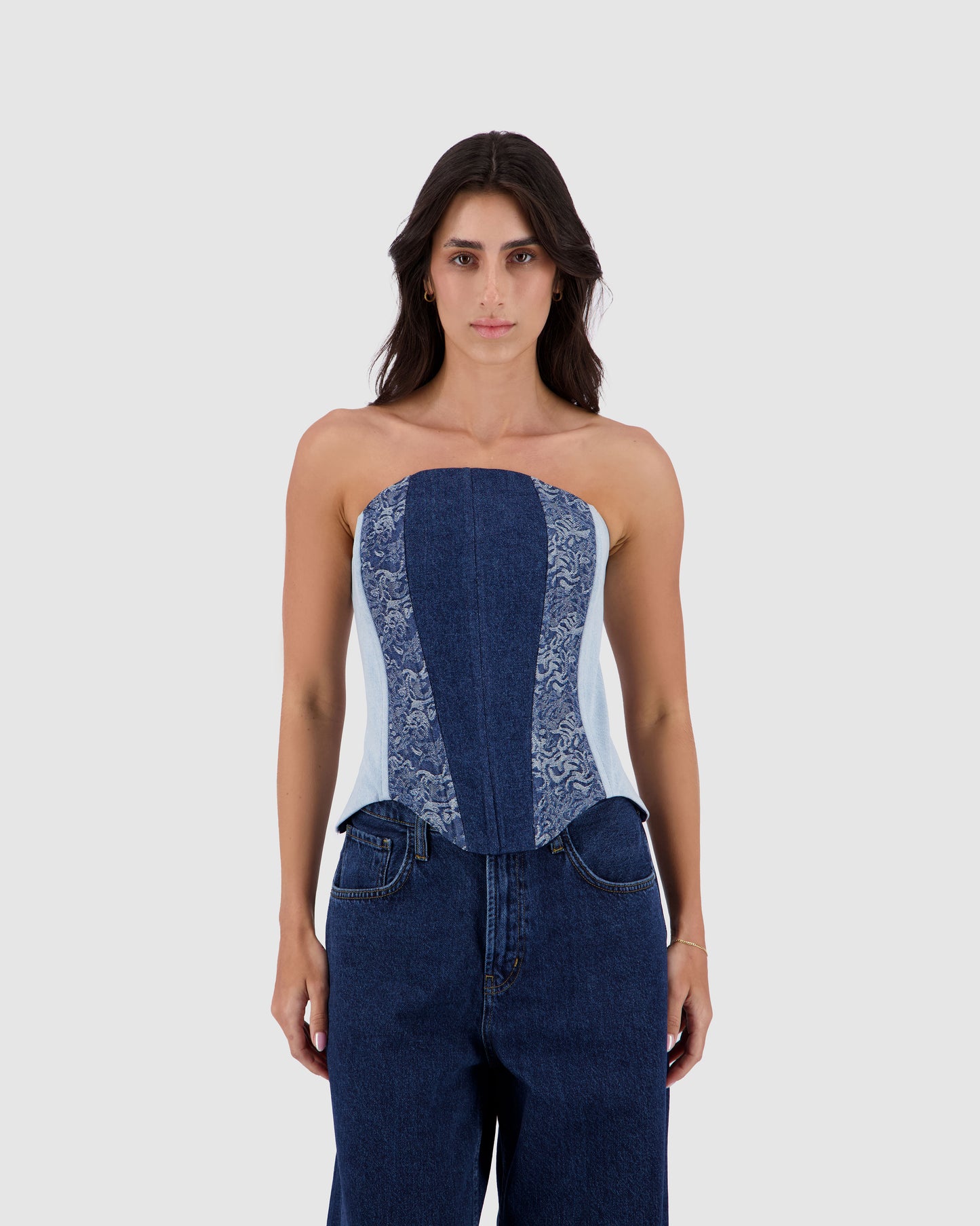Corset - Multi Color Blue