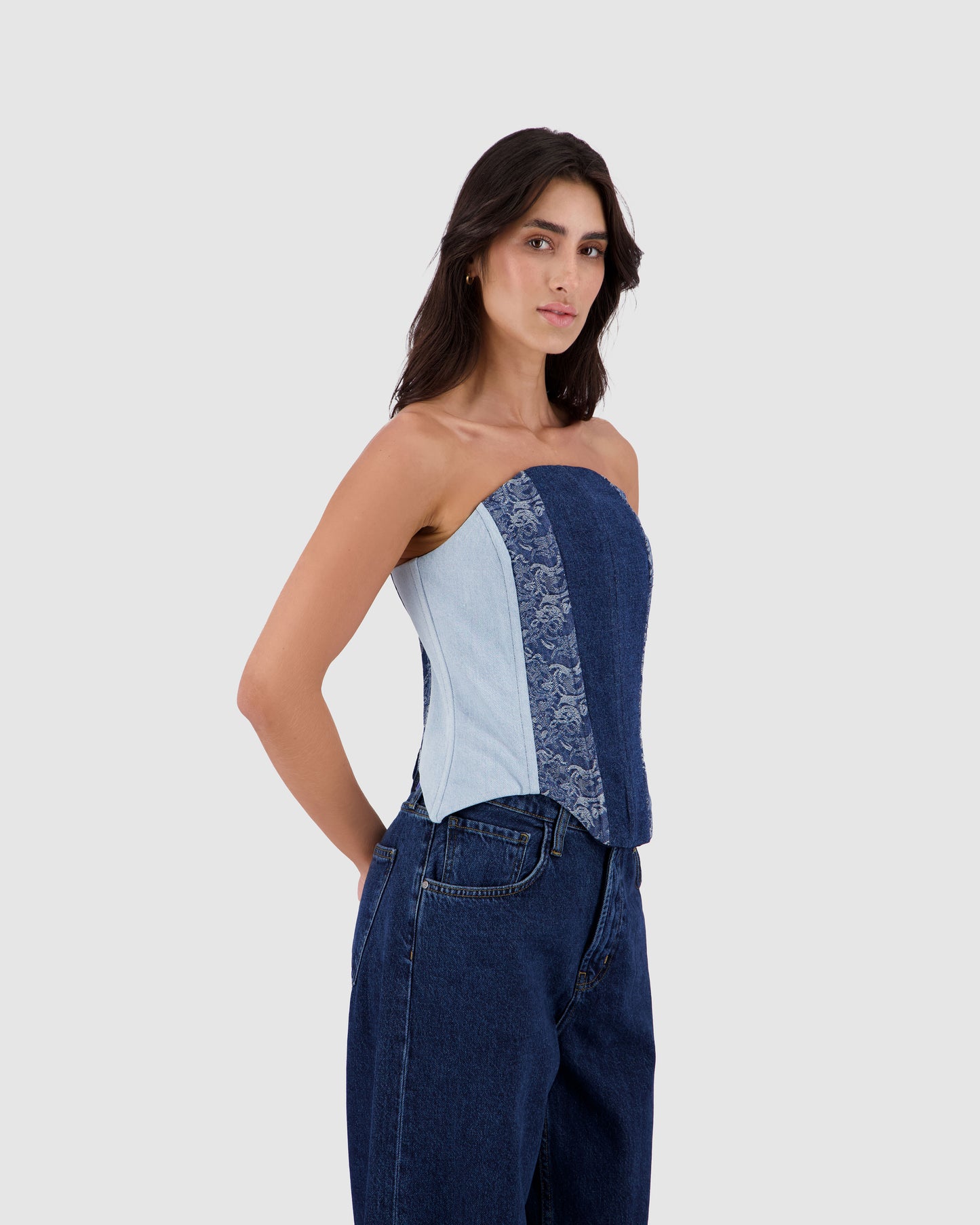 Corset - Multi Color Blue