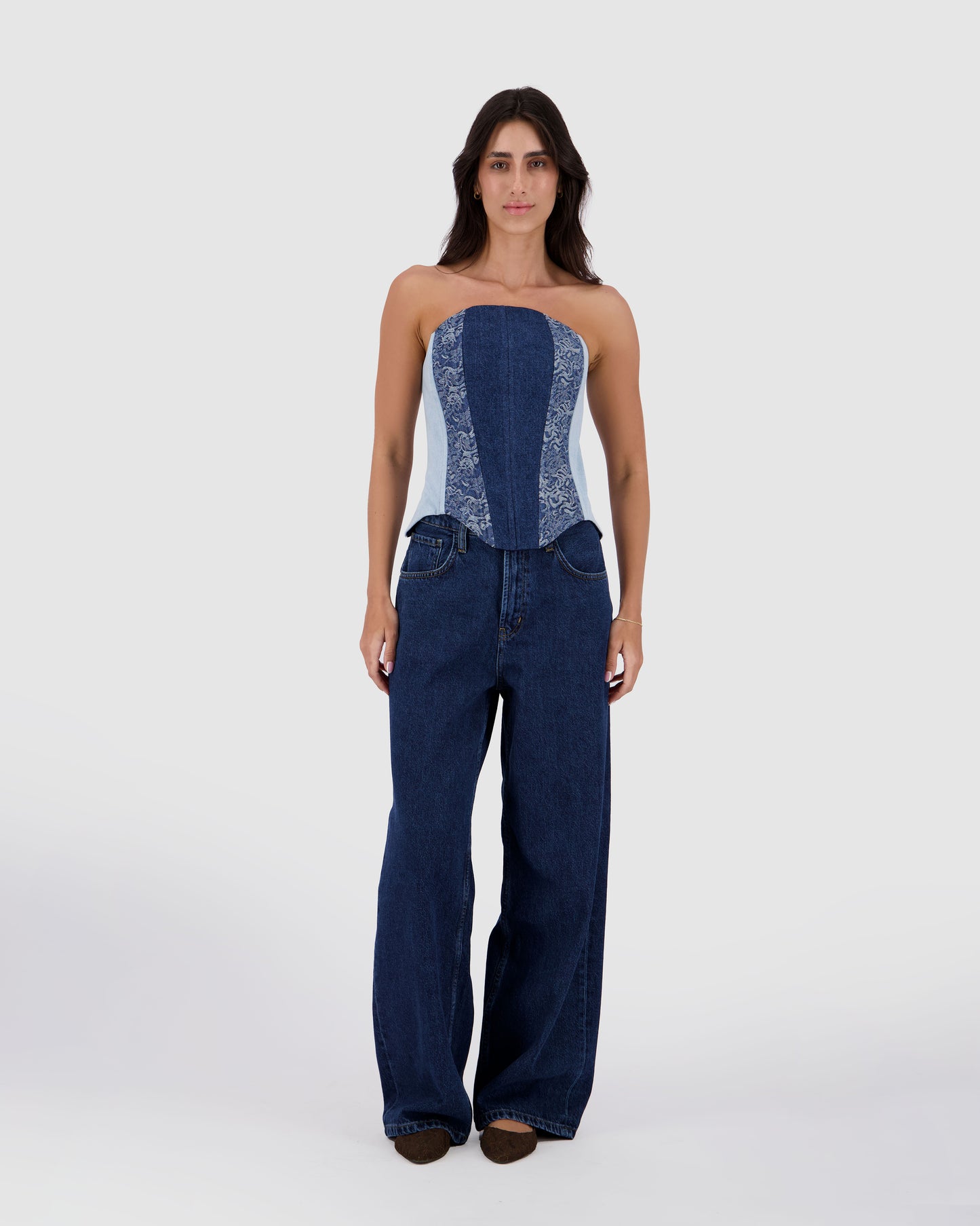 Baggy Jeans -Medium Blue