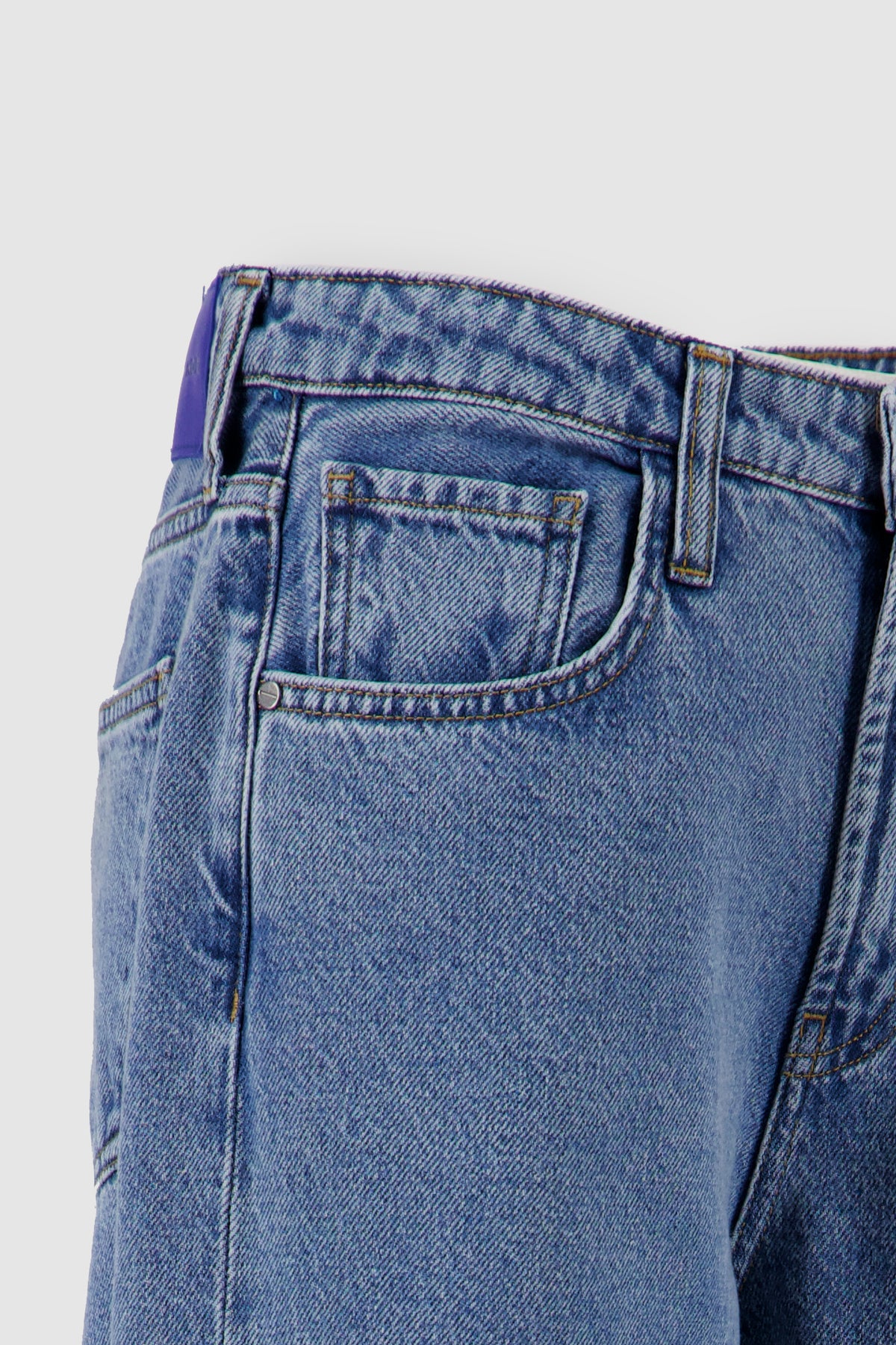 Baggy Jeans -Medium Acid Blue