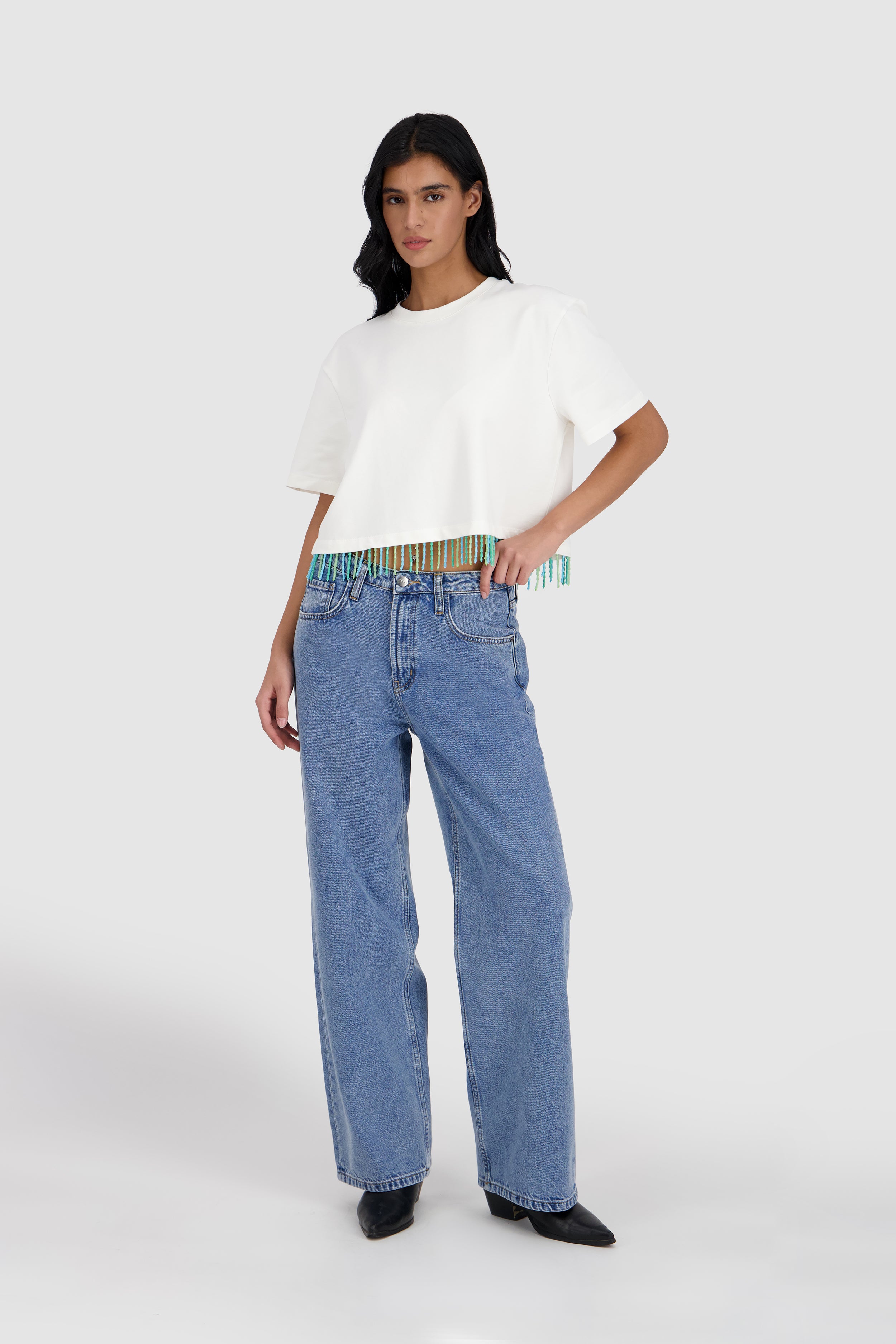 Baggy Jeans -Medium Acid Blue