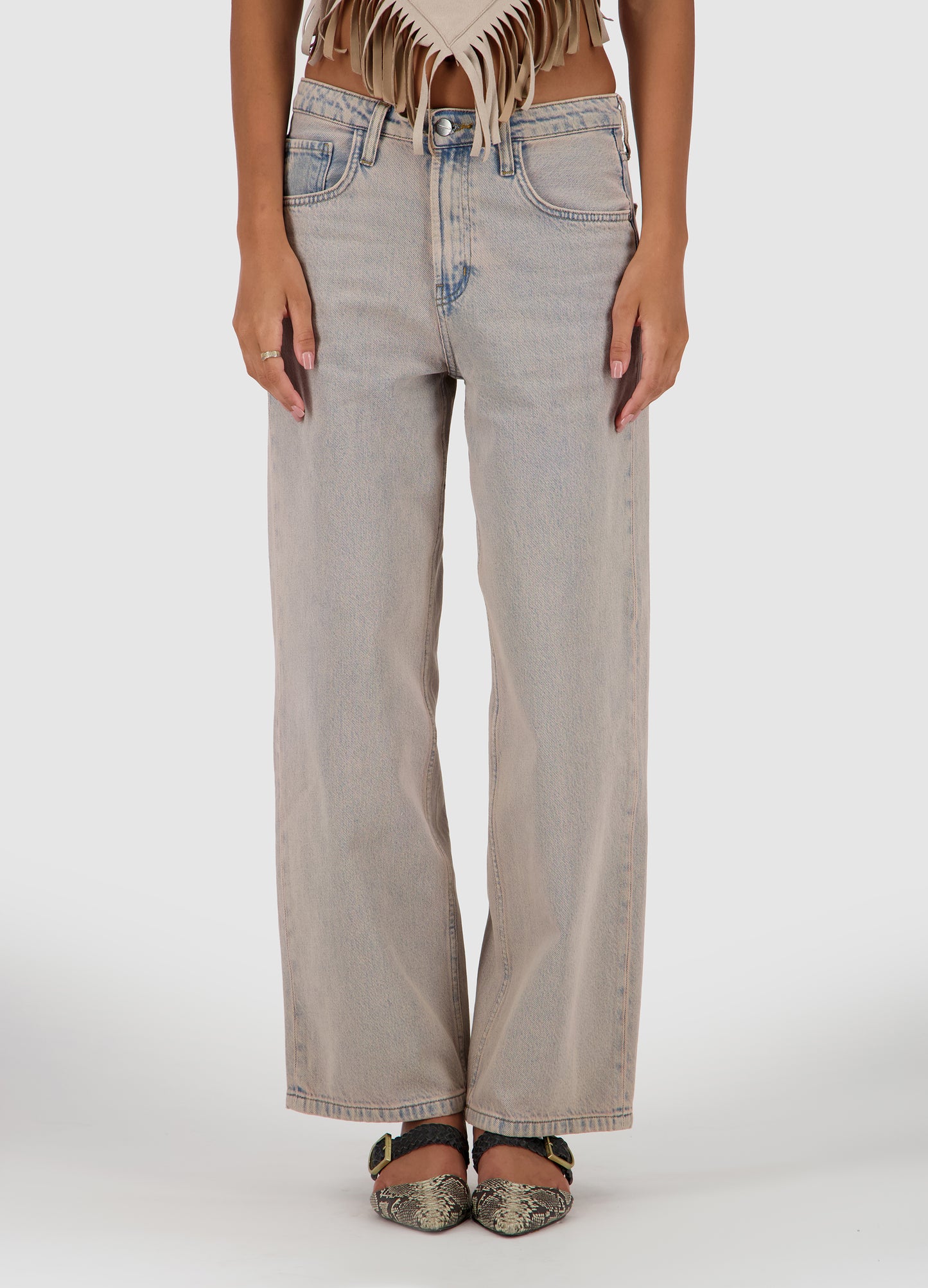 Baggy Jeans -Vintage Sky Blue