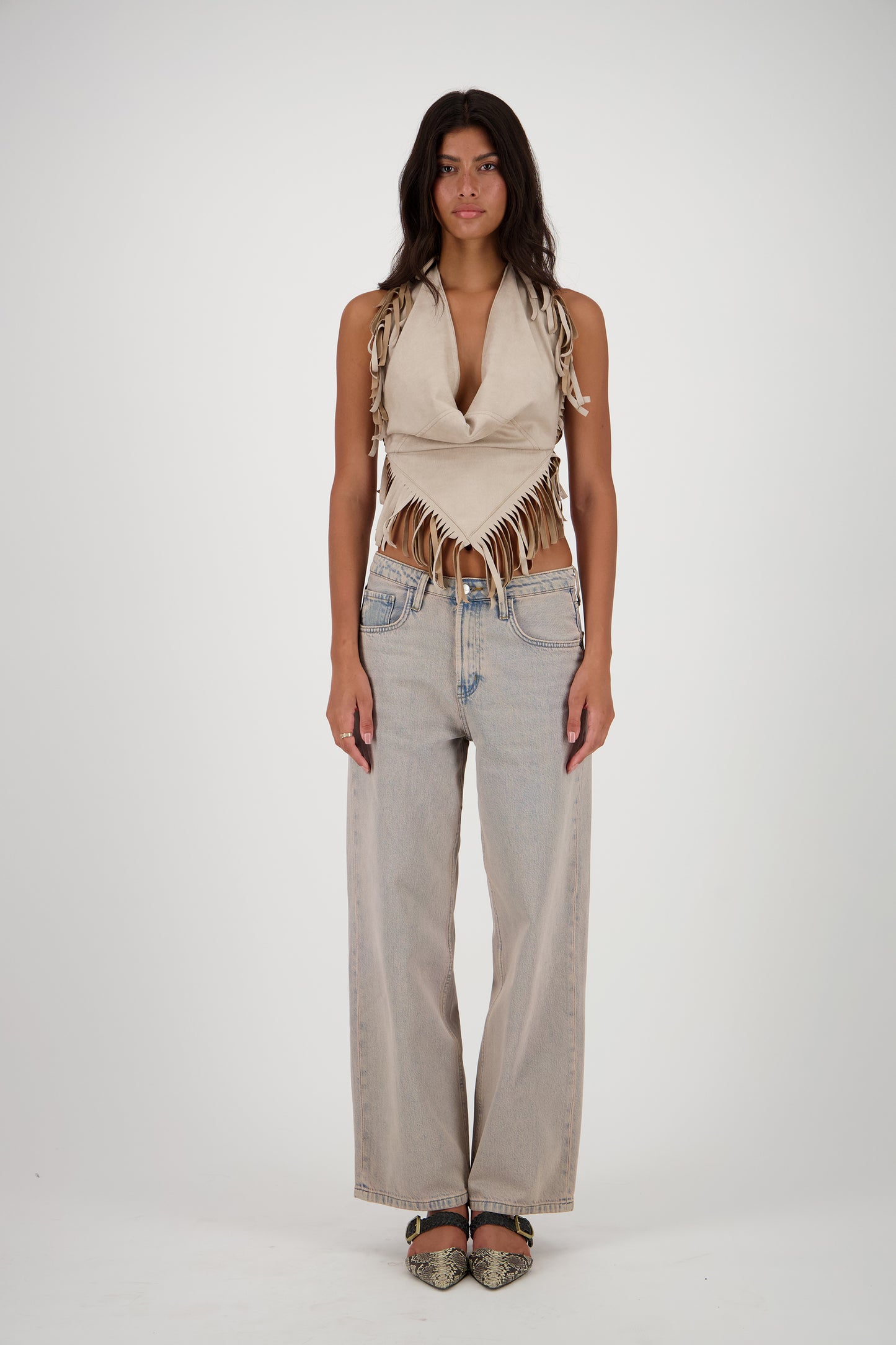 Baggy Jeans -Vintage Sky Blue