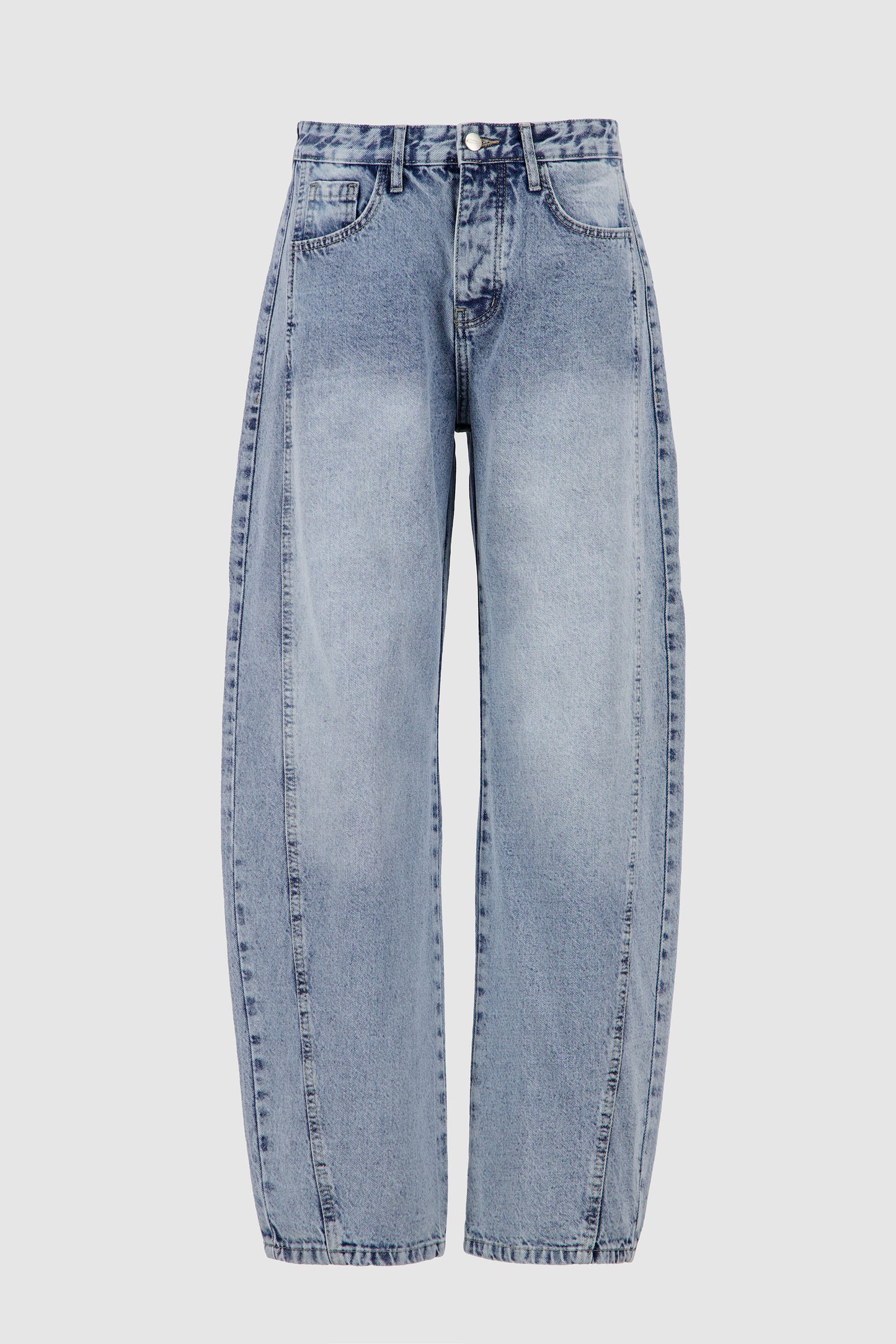 Barrel Jeans -Sky Blue