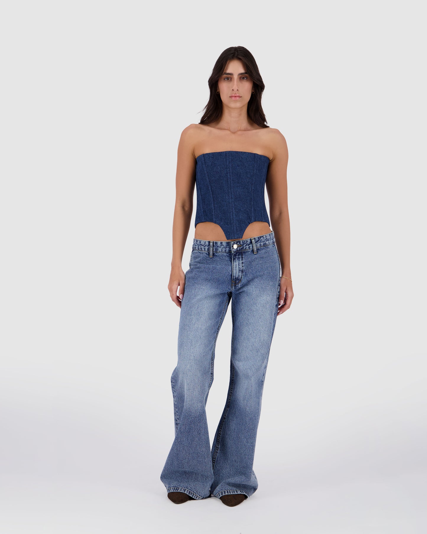 Low Rider Jean - Light Stone Blue