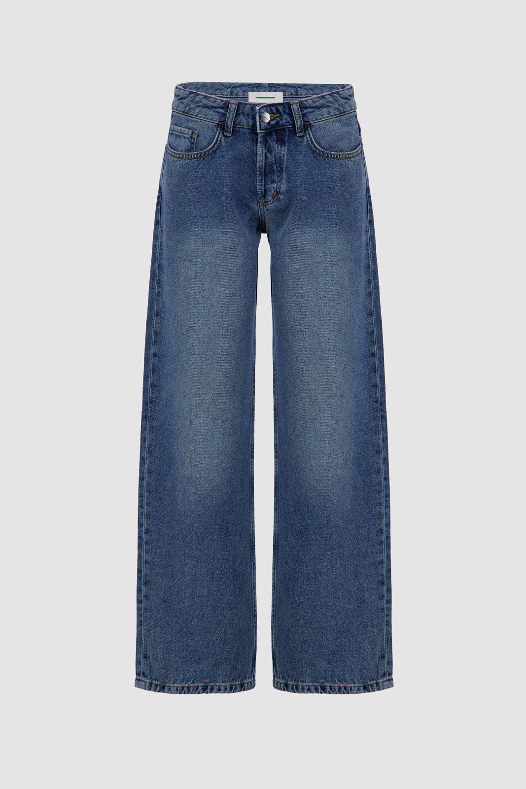 Straight Leg - Dirty Medium Blue