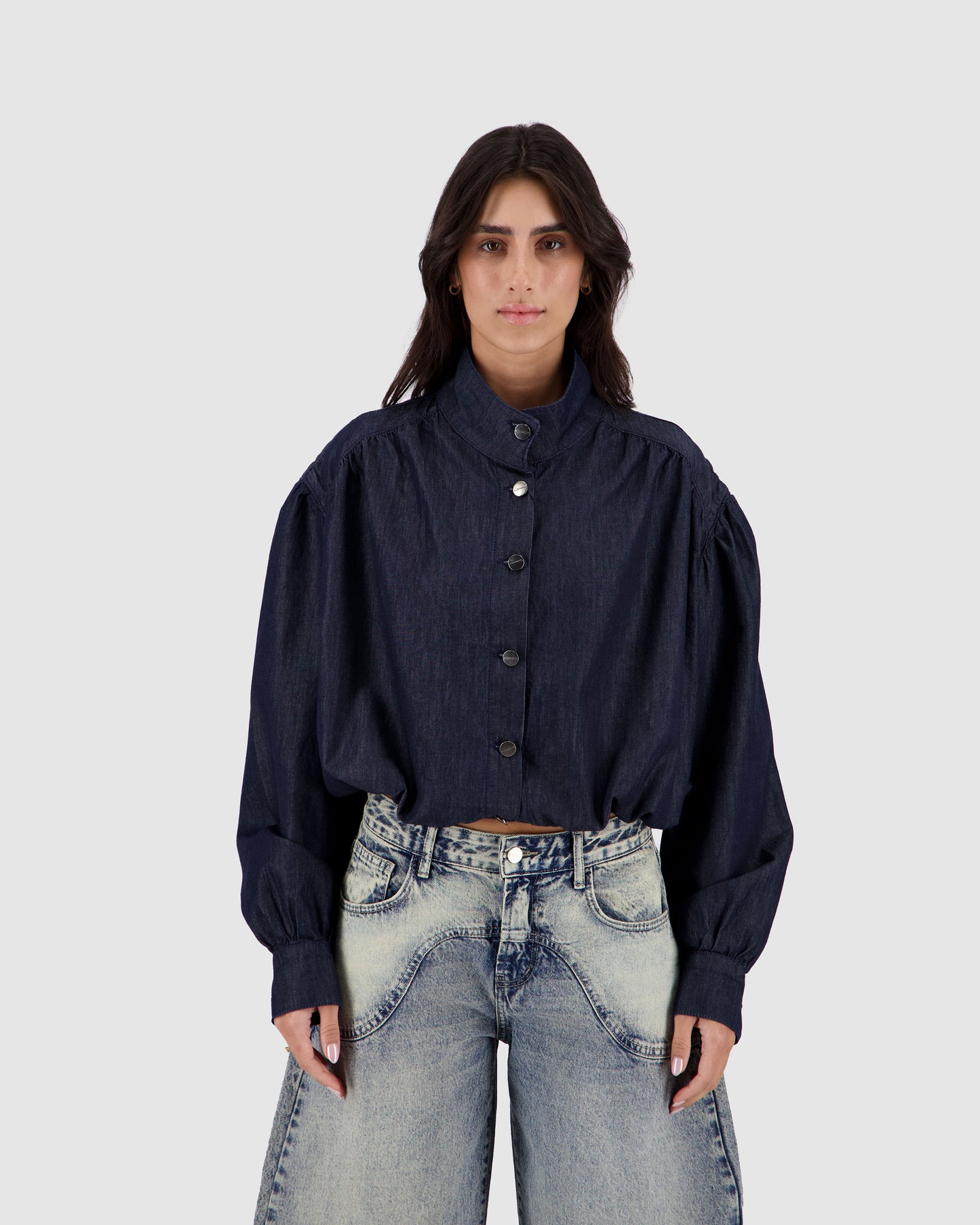 Mock Neck Jacket