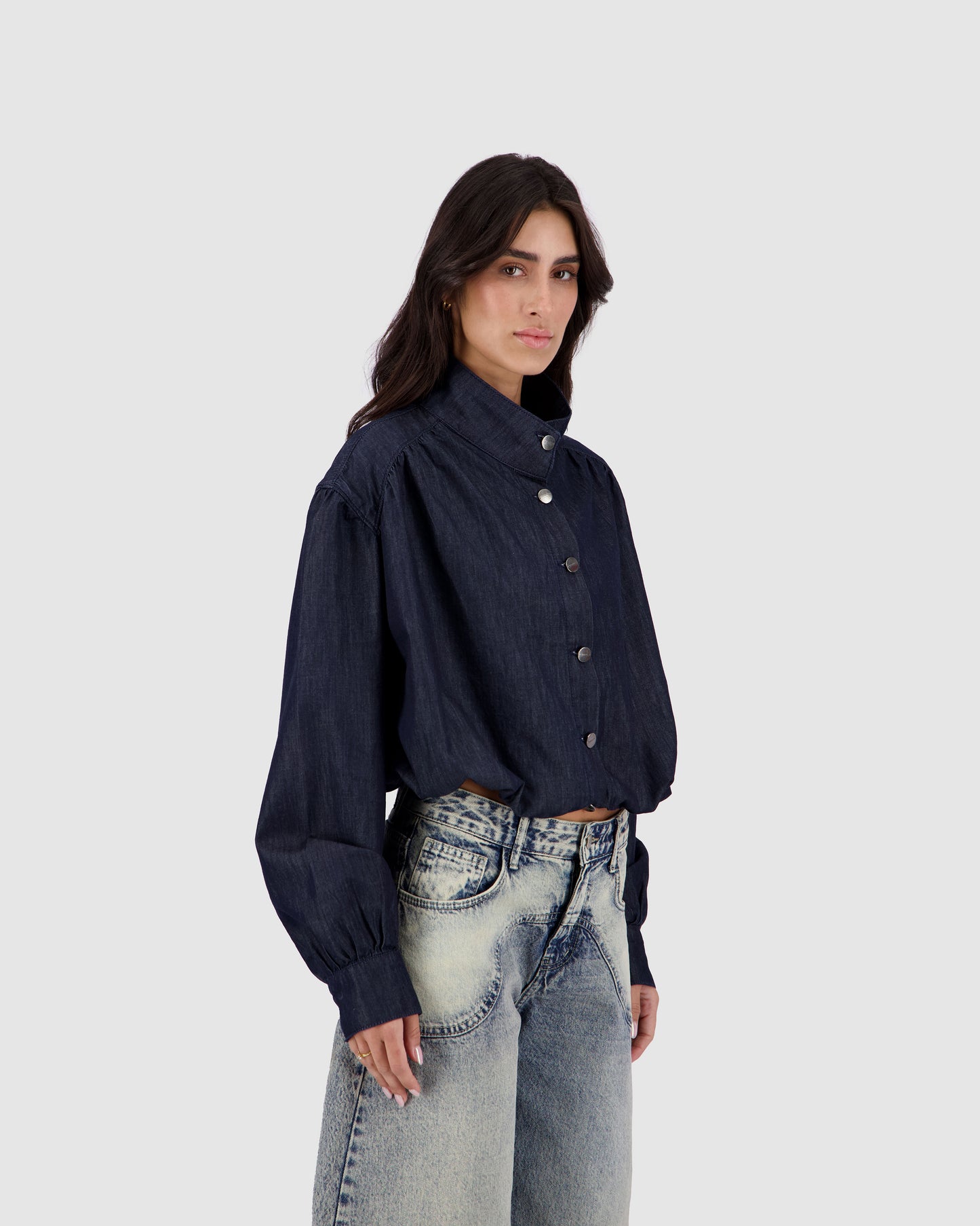 Mock Neck Jacket