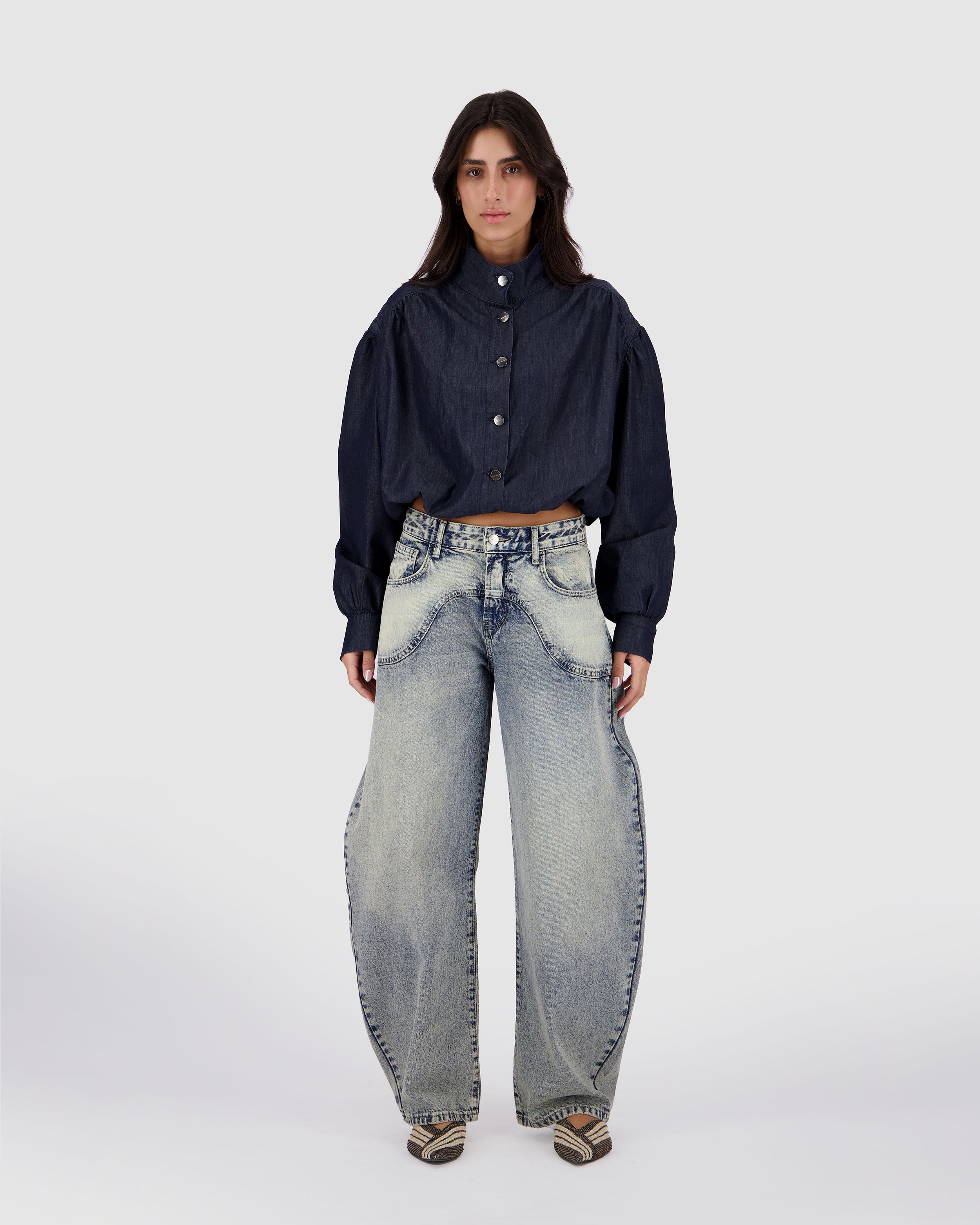 Mock Neck Jacket