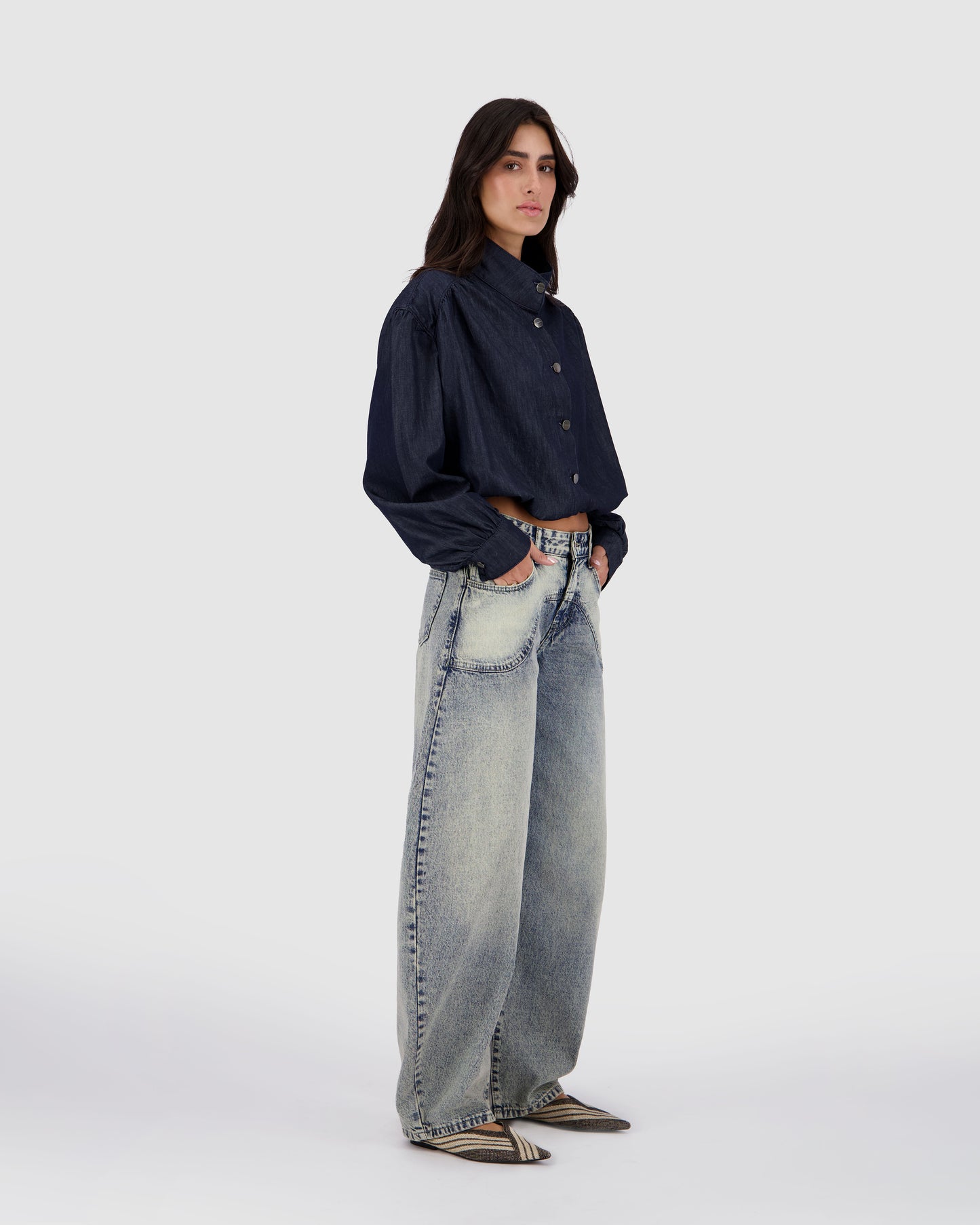 Mock Neck Jacket