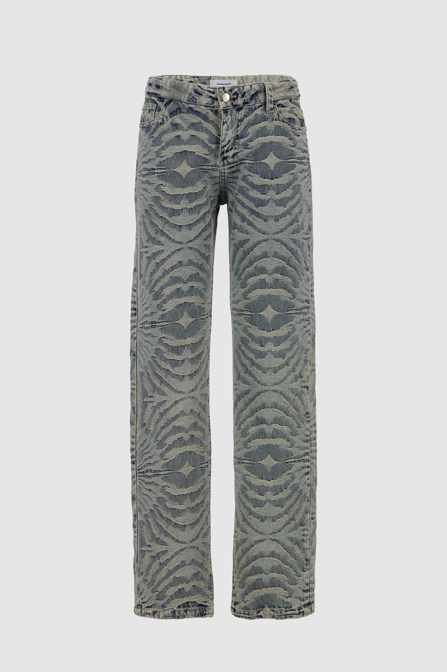 Straight leg Jacquard -Washed out