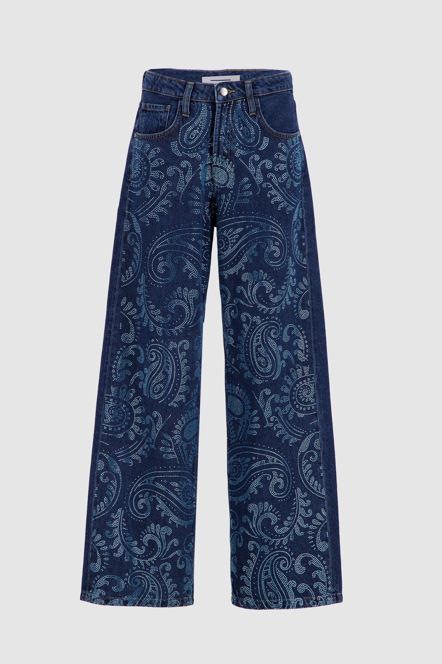 Paisley Bling Jeans -Medium Blue