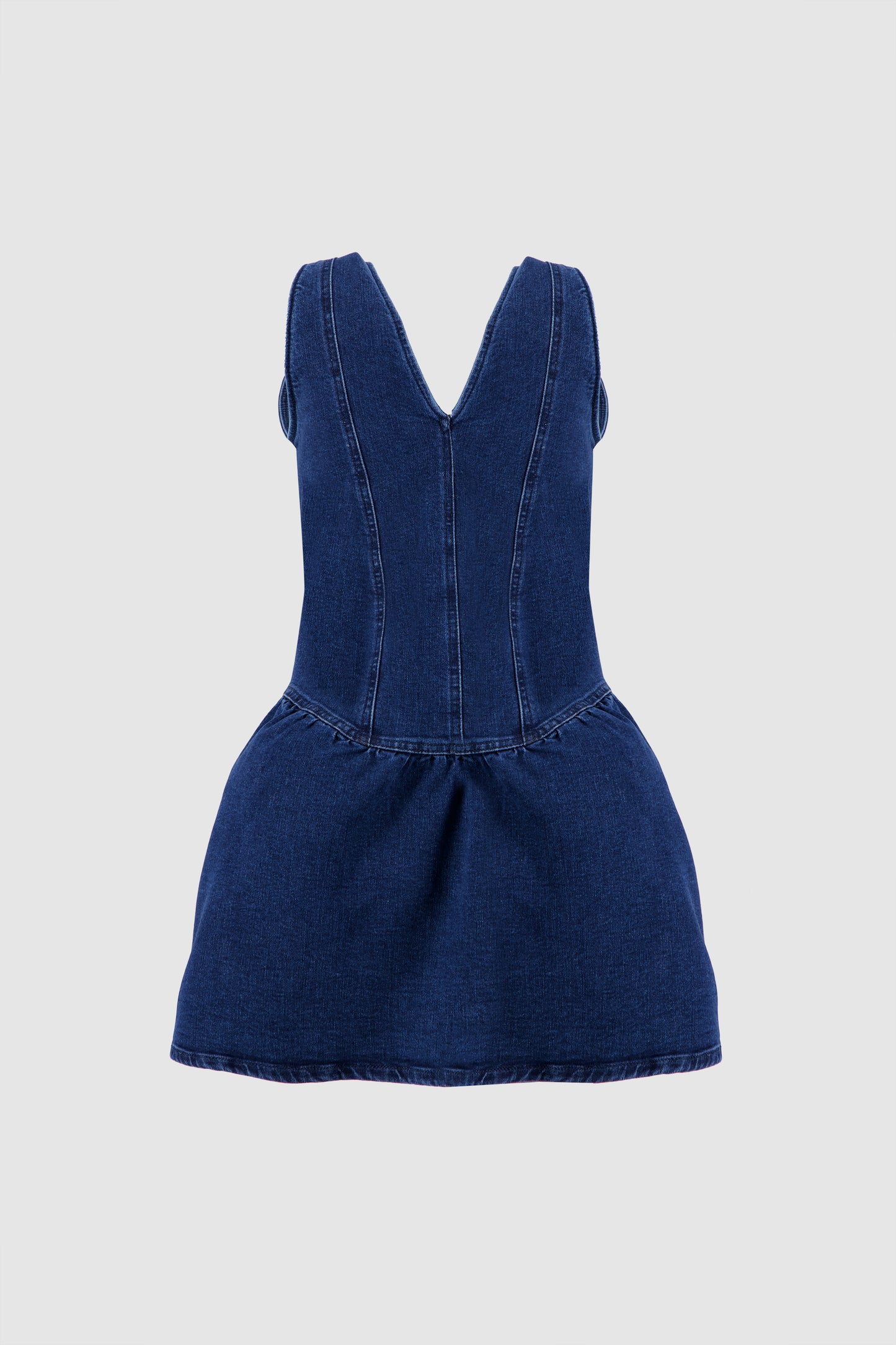 Sleevless Mini Dress -Indie Blue