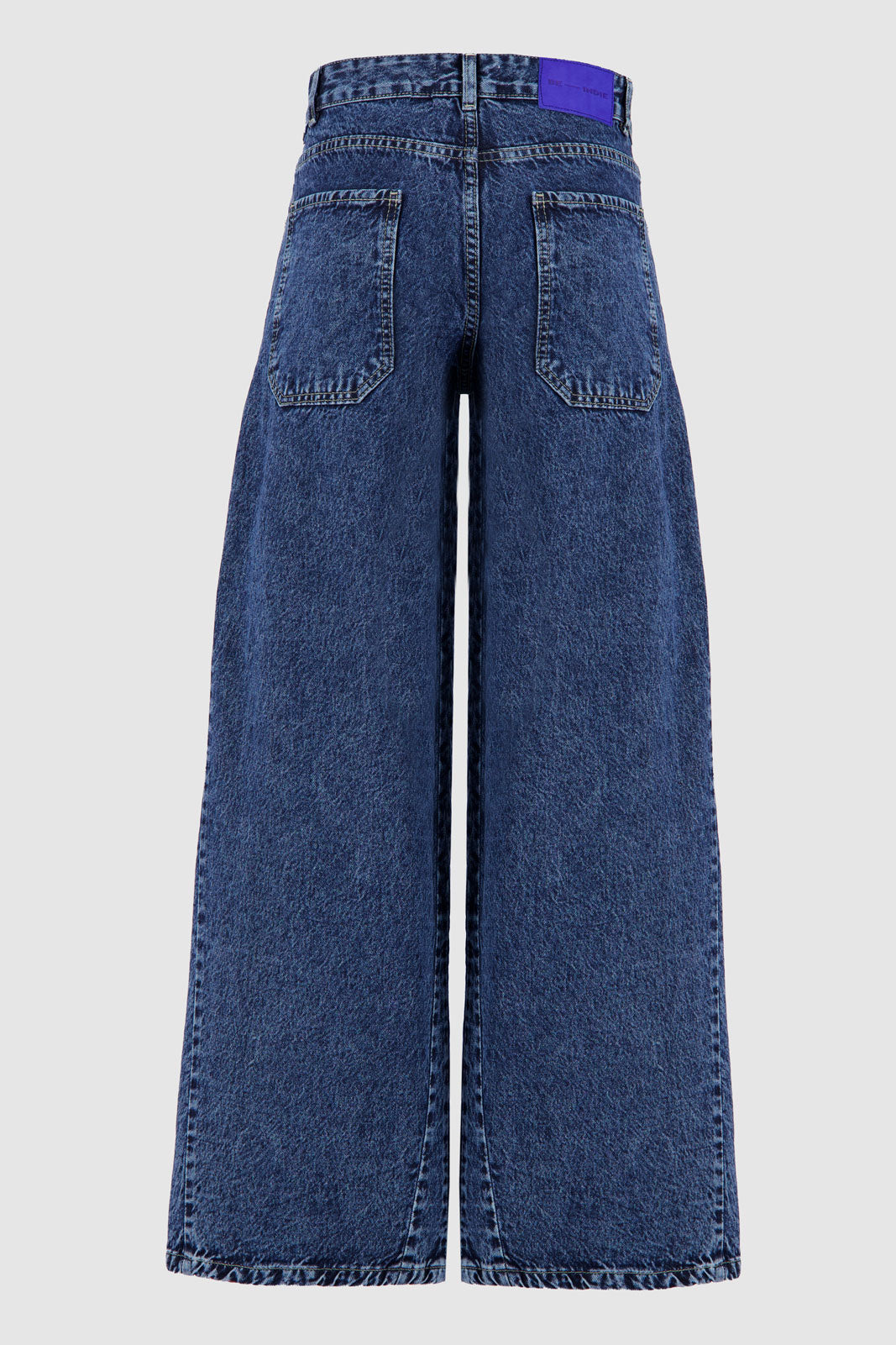 Wide Leg Jeans -Medium Blue Wash