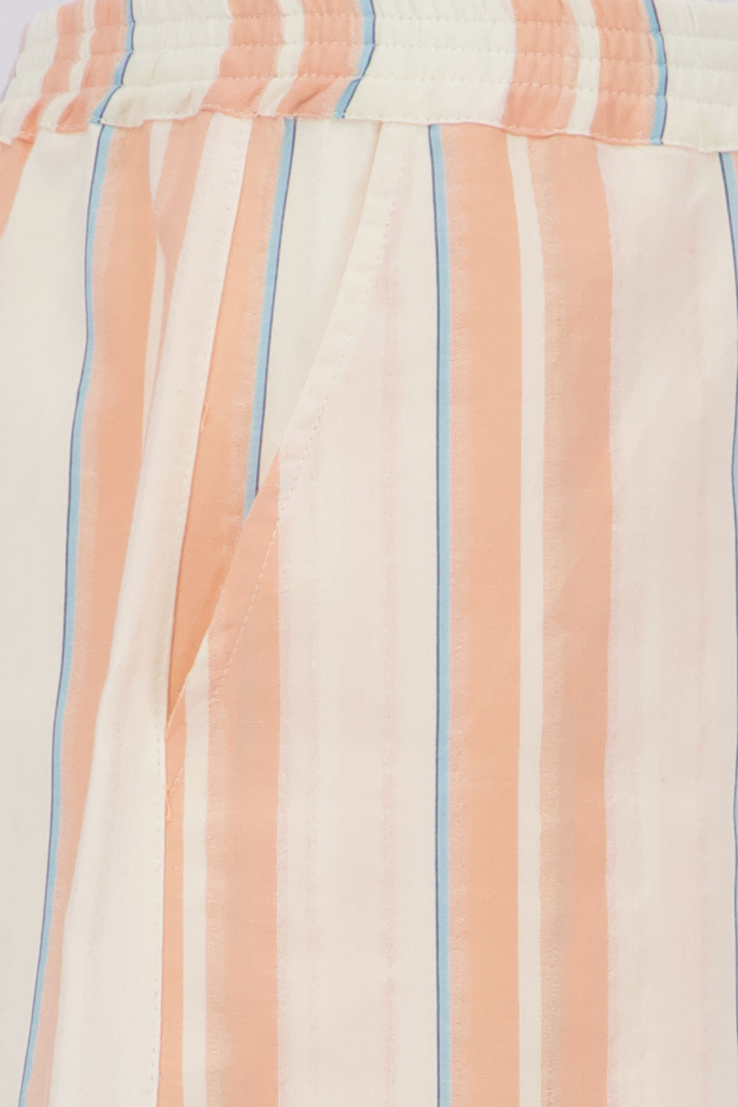 Boxer Short -Peach Pinstripe