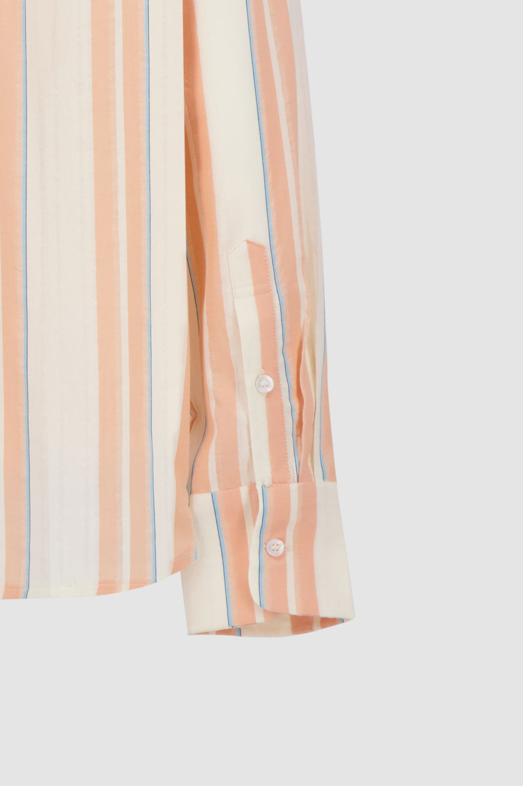 Striped Shirt -Peach Pinstripe
