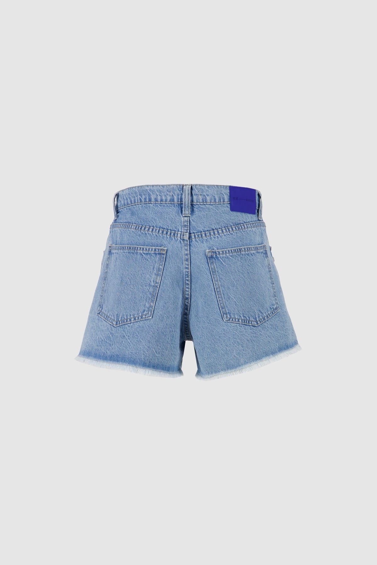 Be-Dazzled Vintage Cut Off Shorts -Sky Blue