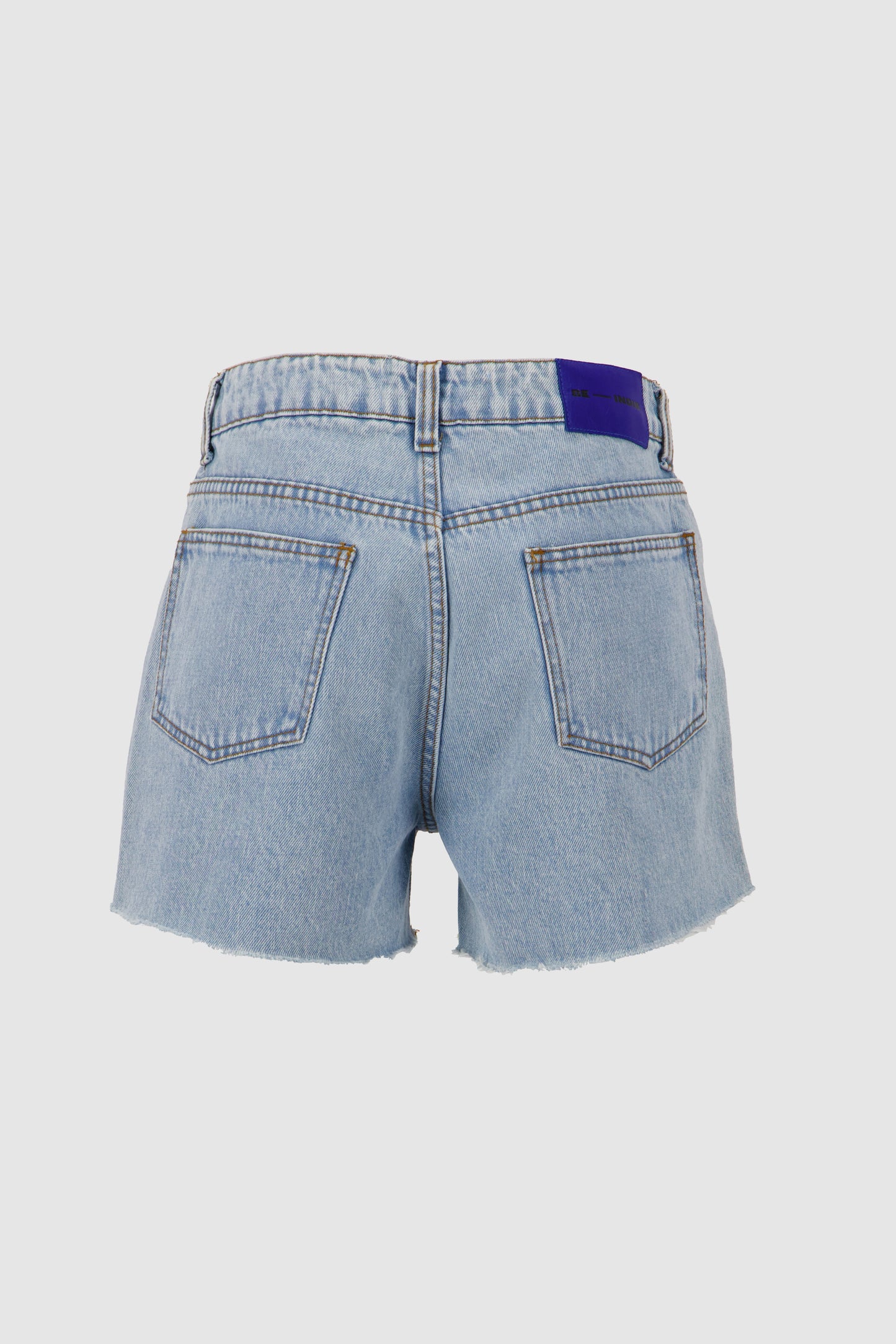 Cut Off Shorts -Sky Blue