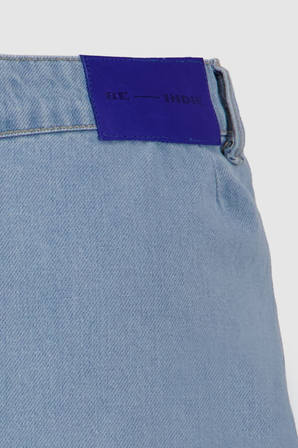 Ruffle Shorts  -Blue
