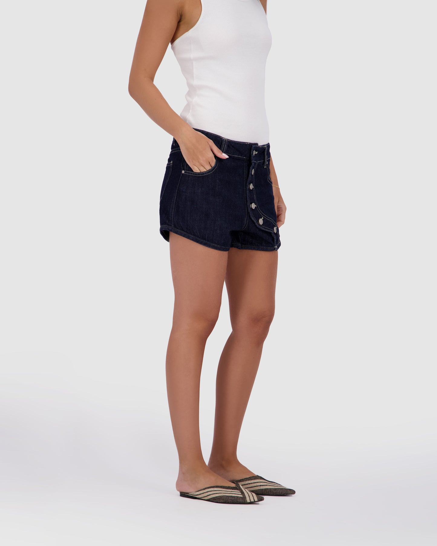 Be-Hot Shorts -Midnight Blue