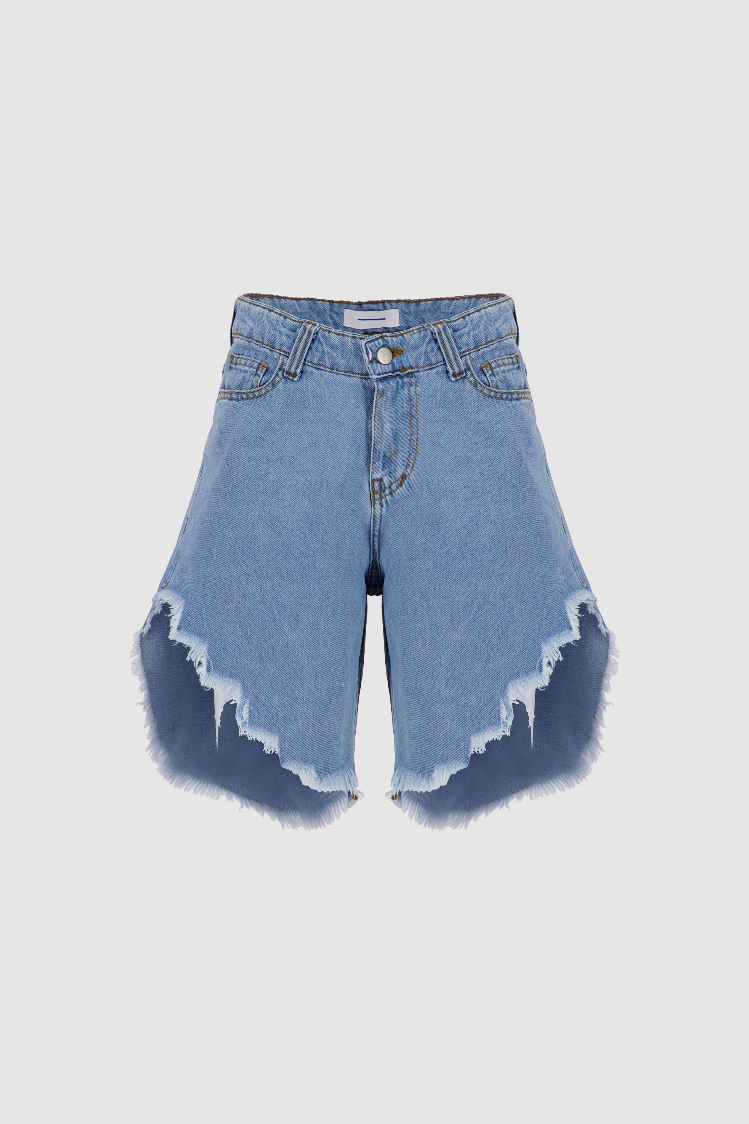 Fluffy Shorts -LA Blue
