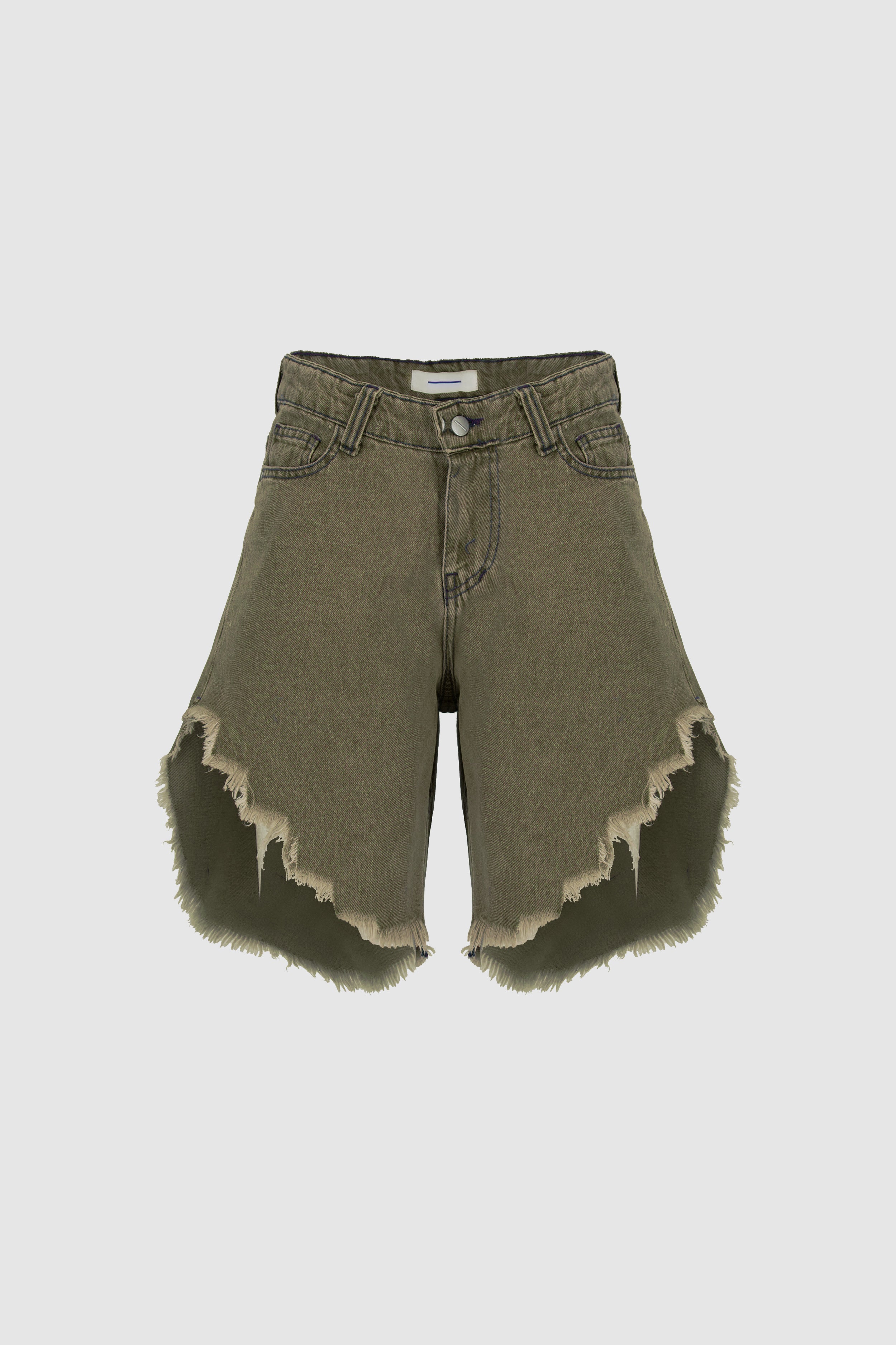 Fluffy Shorts -Khaki