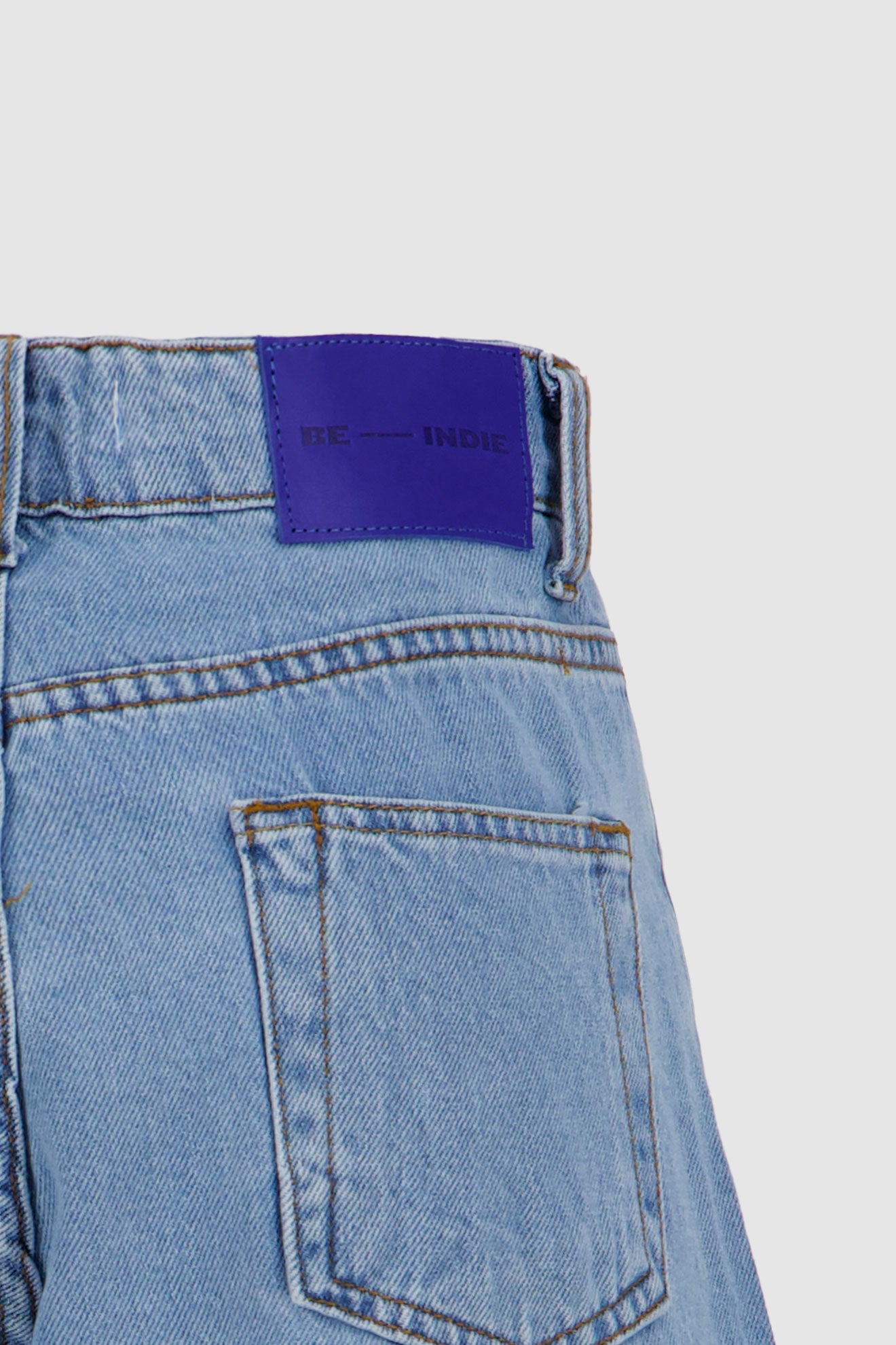 Fluffy Shorts -LA Blue