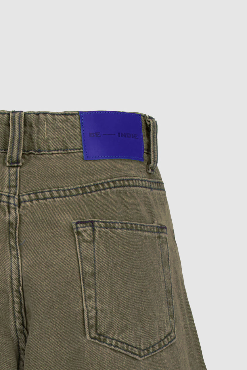 Fluffy Shorts -Khaki