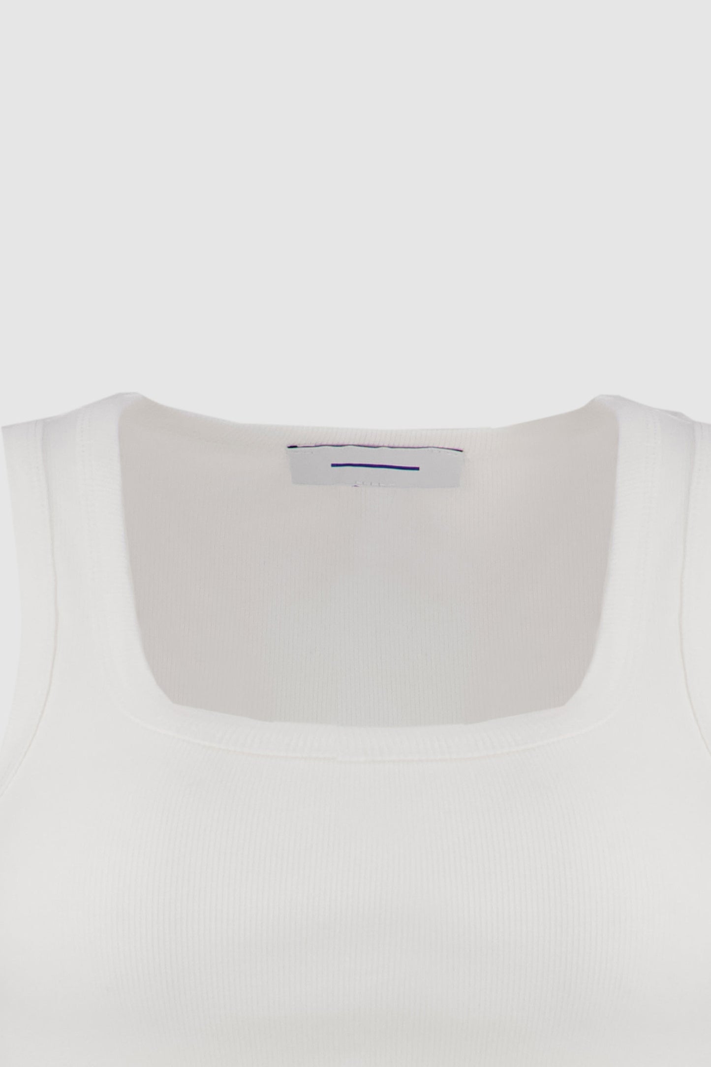 U Square Tank -White