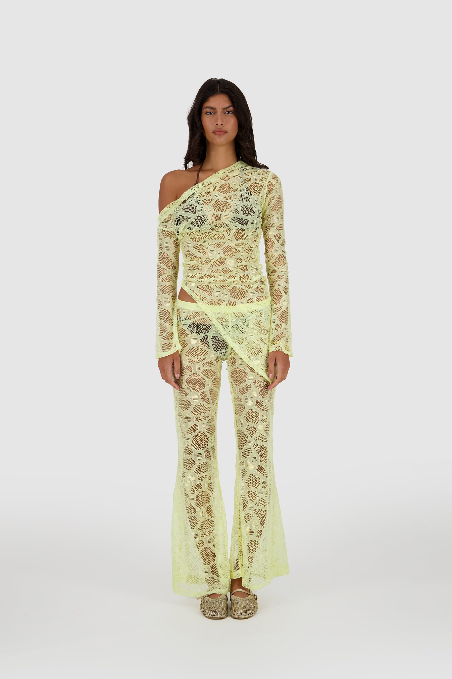Lace Tunic -Yellow