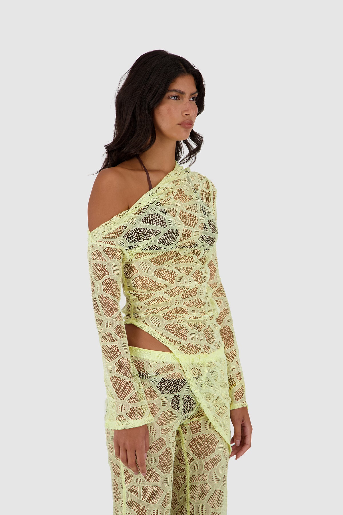 Lace Tunic -Yellow