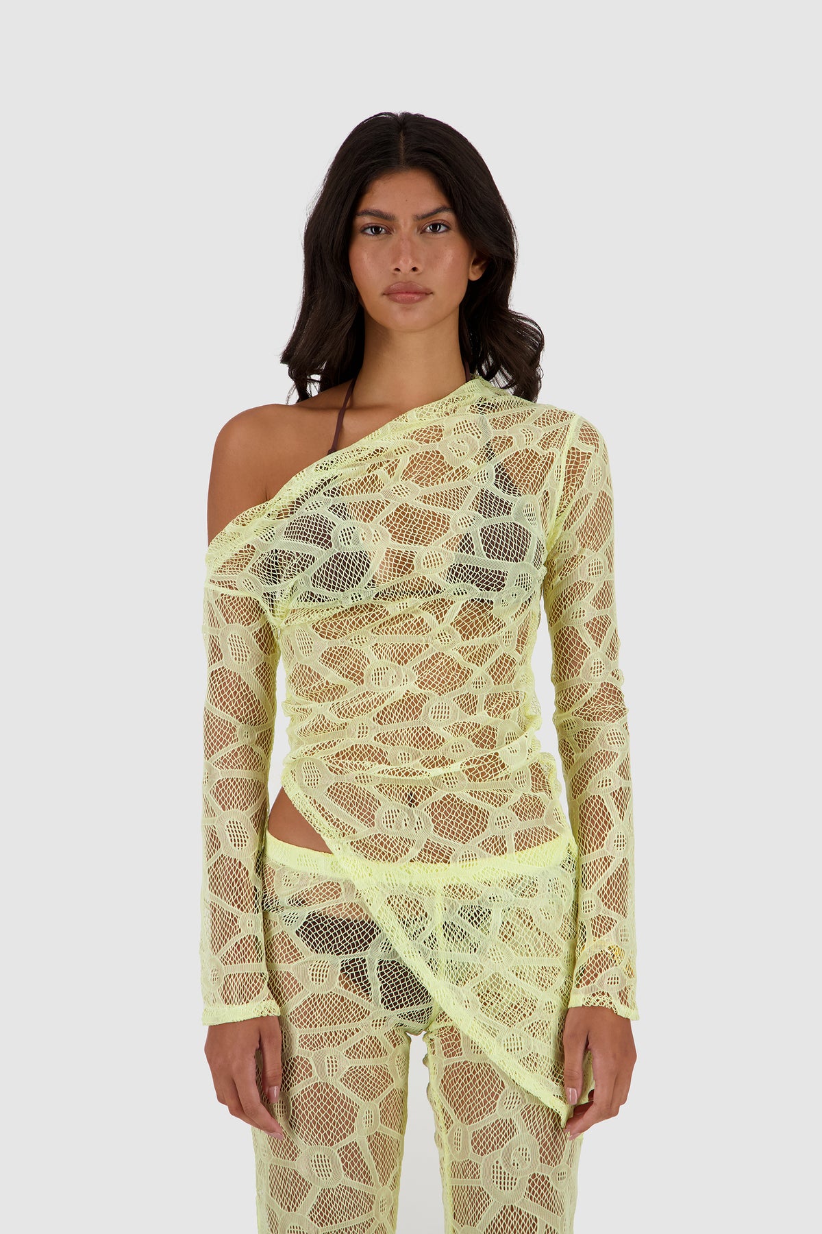 Lace Tunic -Yellow