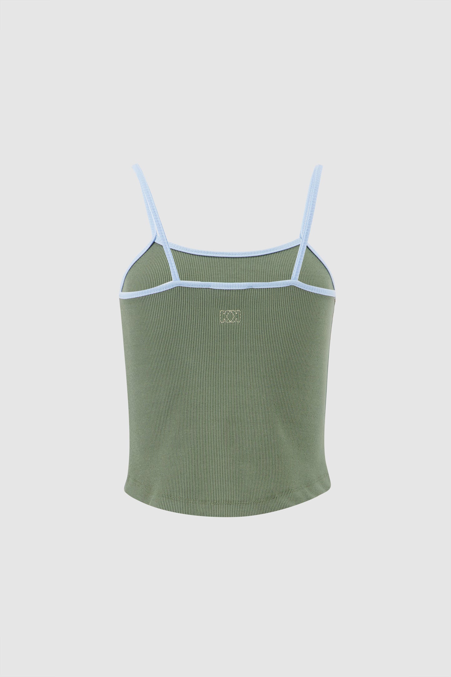 Contrast Straps Tank -Mint