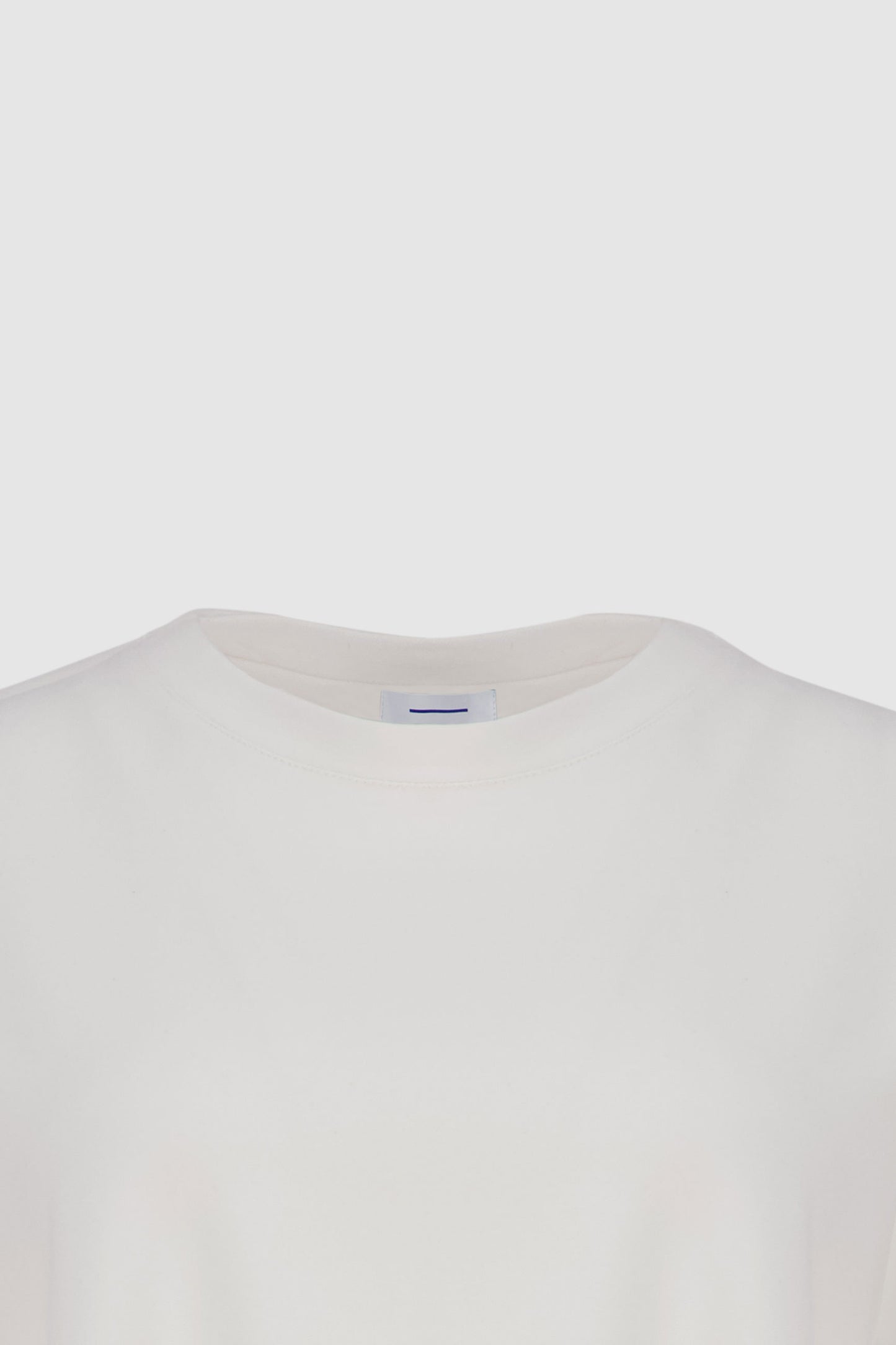 Beaded Fringed Tee -White x Yellow
