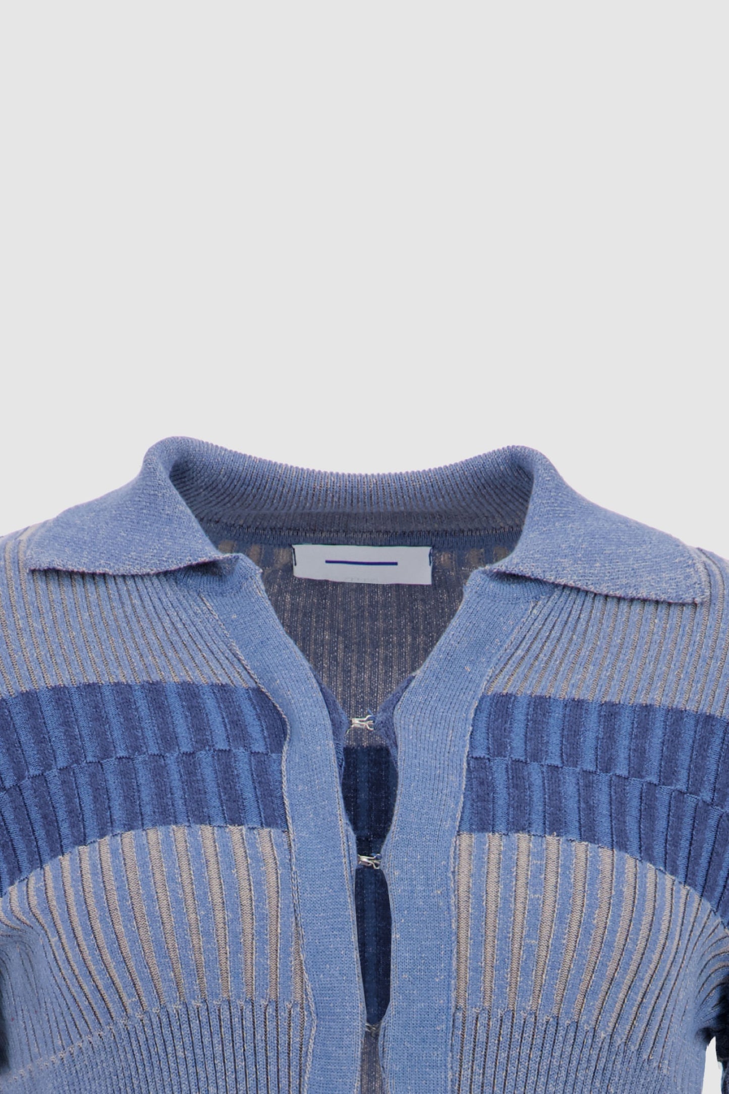 Hook & Eye Cardigan - Blue Tone
