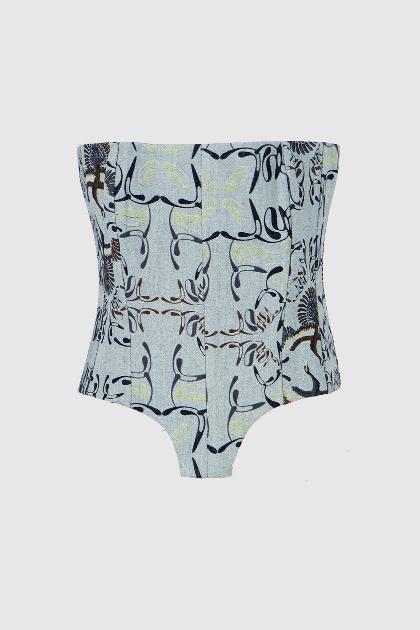 Swan Corset - Yellow