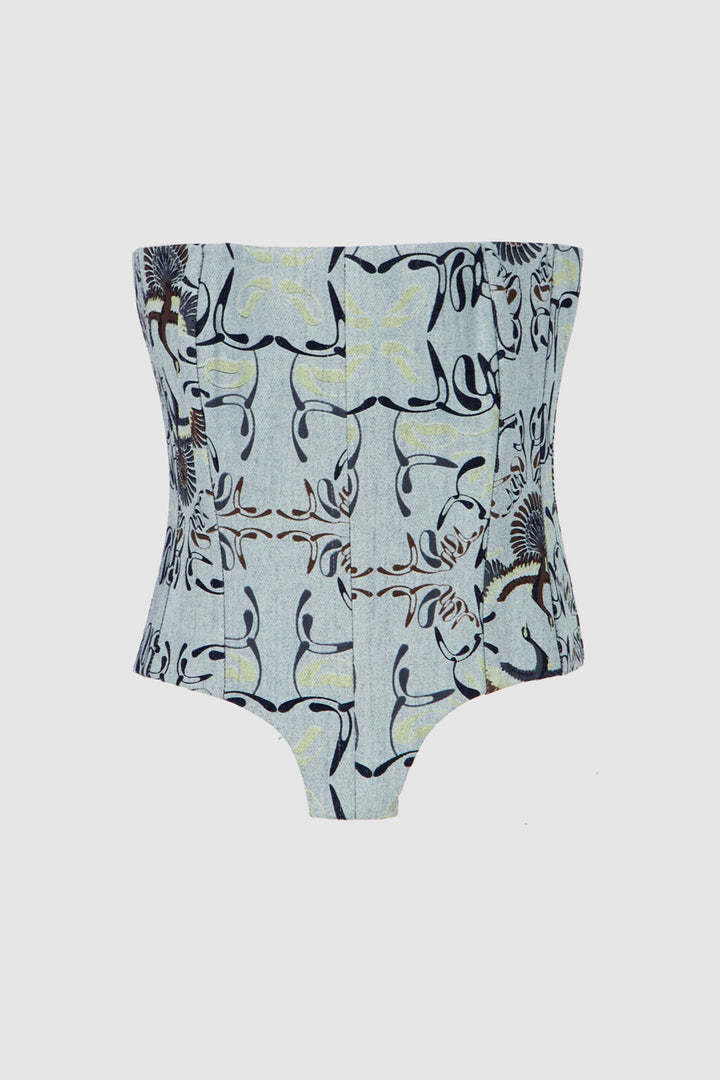 Swan Corset - Yellow