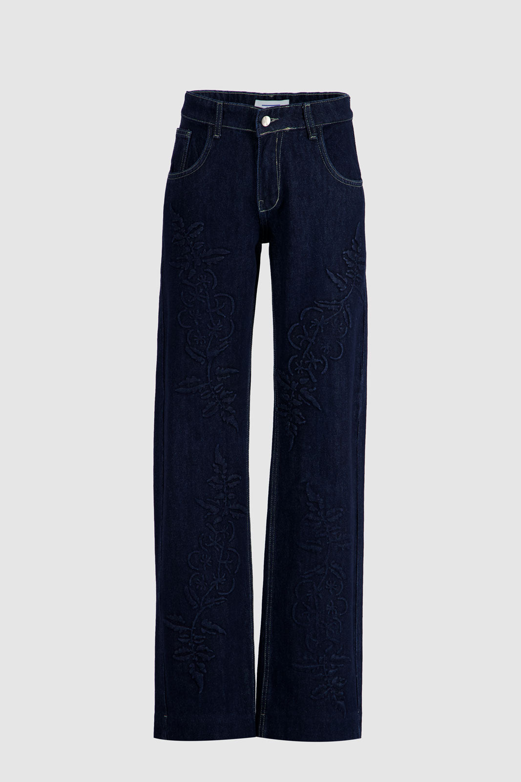 Destiny Embossed - Midnight Blue Wash