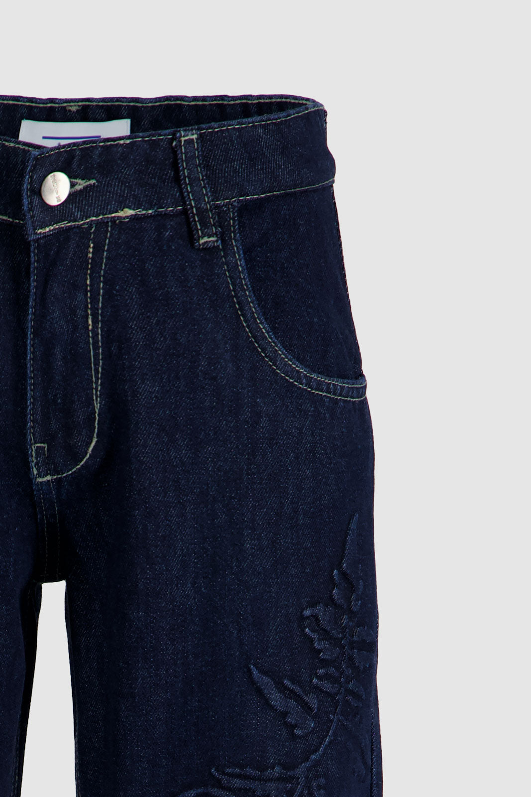 Destiny Embossed - Midnight Blue Wash